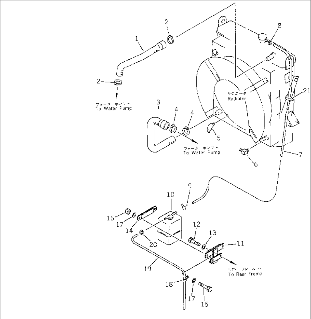 RADIATOR PIPING(#10052-)