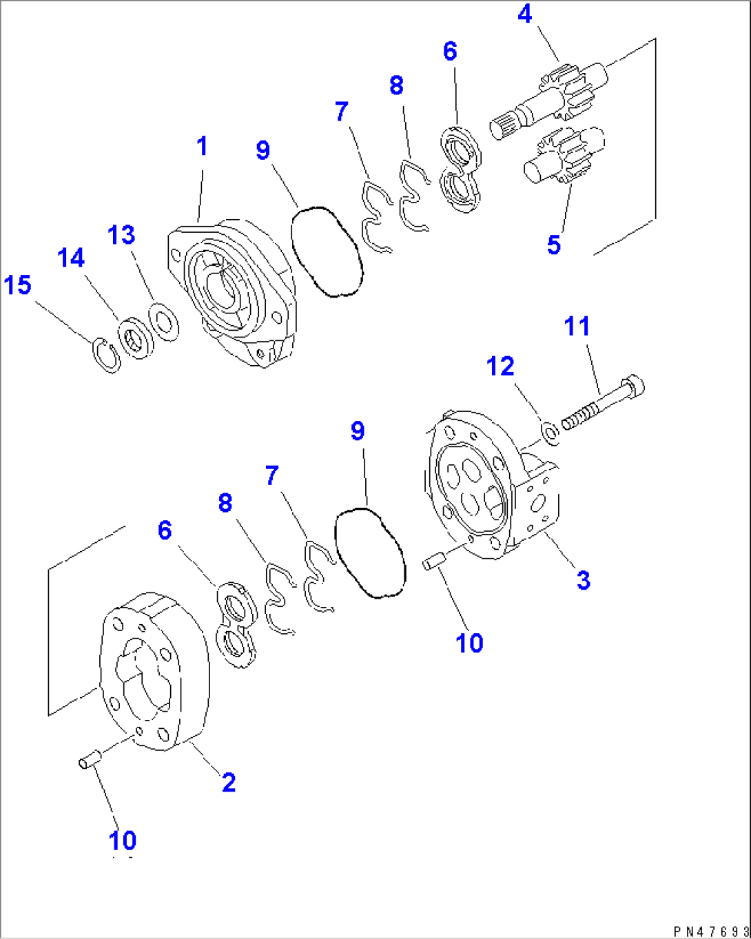 HYDRAULIC PUMP(#54001-54103)