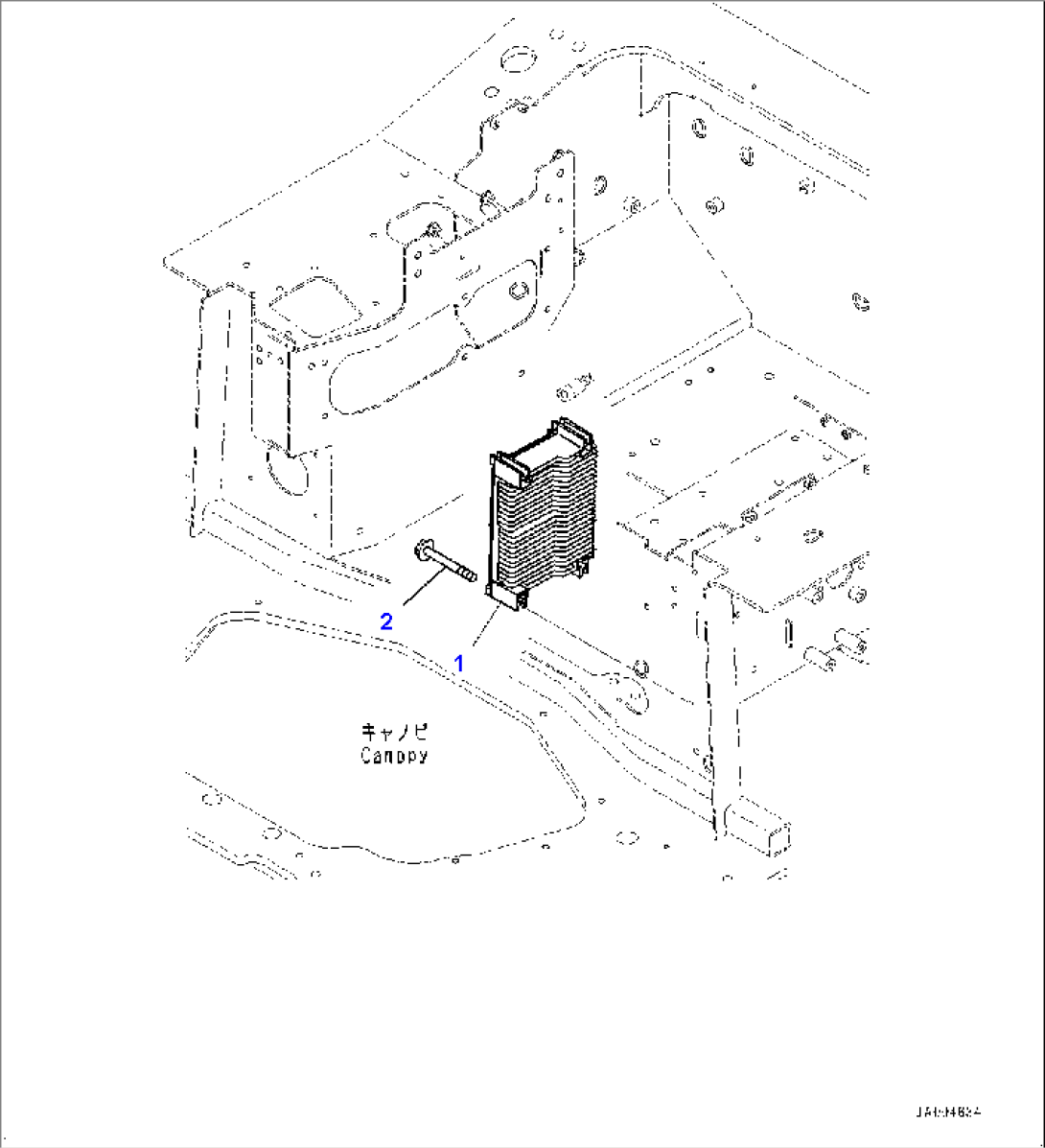 ROPS Canopy, Controller and Relay (#80001-)