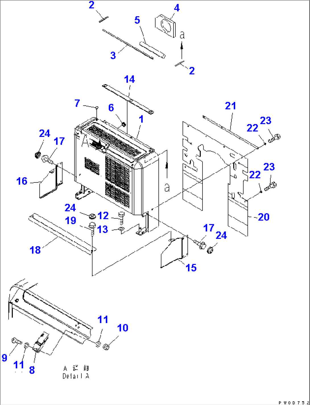 BULKHEAD (FOR 2-PERSONS CAB)