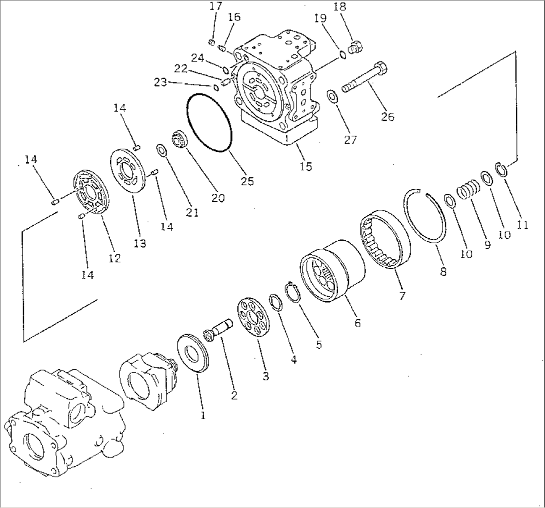 HST PUMP¤ L.H. (2/2)(#1001-1399)