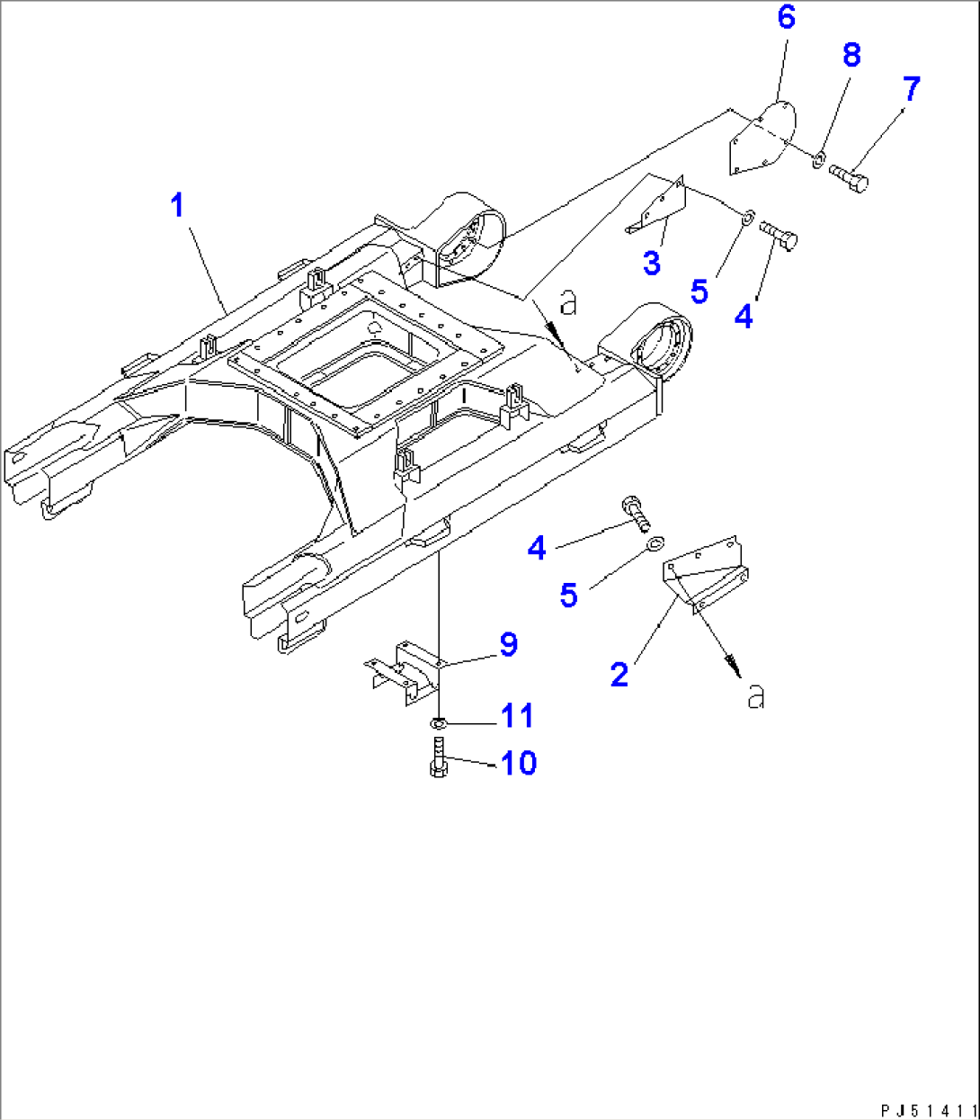 TRACK FRAME(#11003-11044)