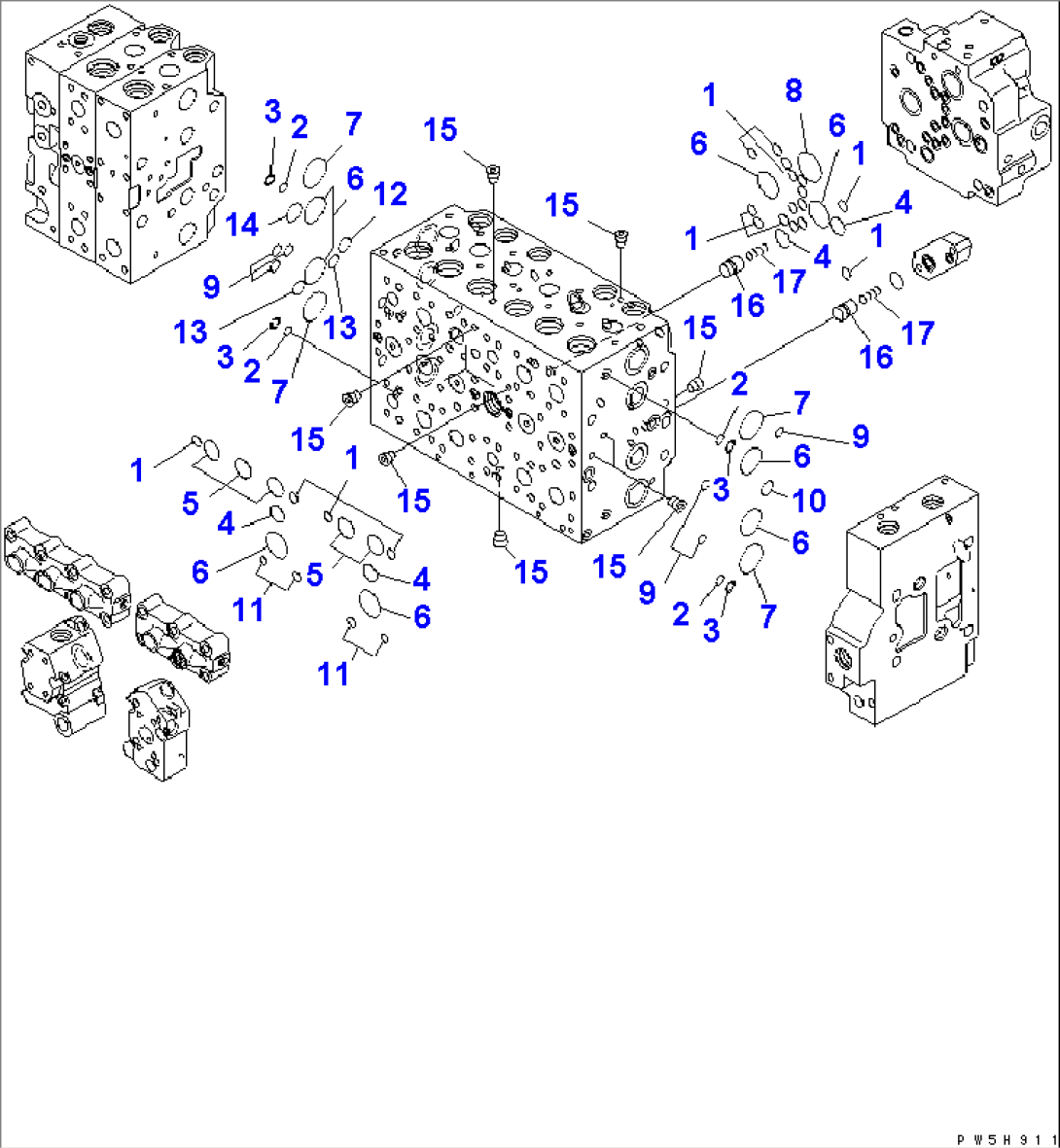 MAIN VALVE (2-ACTUATOR) (4/22)