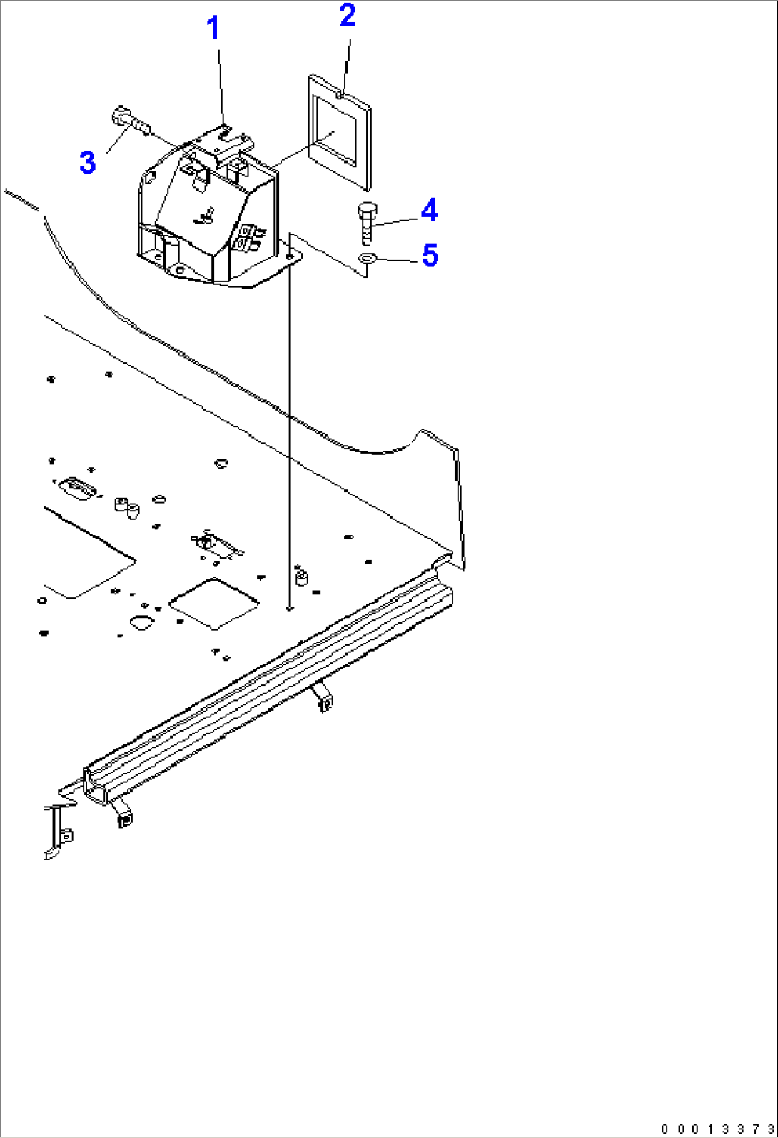 FLOOR (CONSOLE BOX) (L.H.)