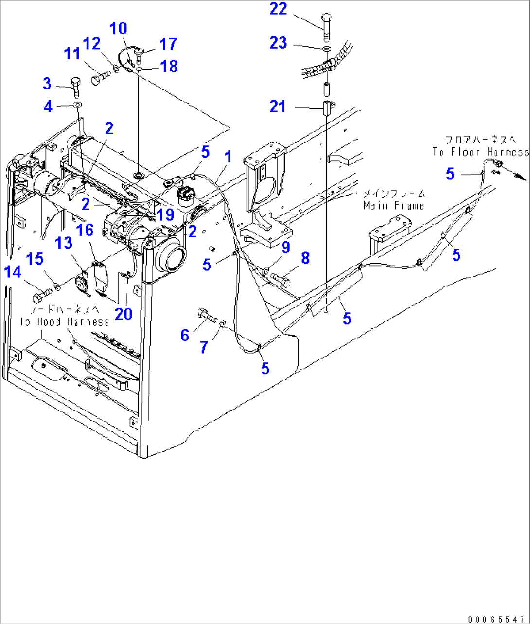 WIRING (RADIATOR)(#1216-)