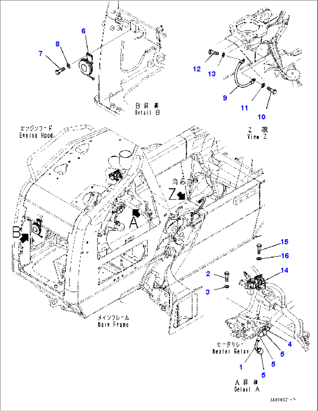Electric Wiring Harness, Fuel Tank Wiring Harness (#80001-)