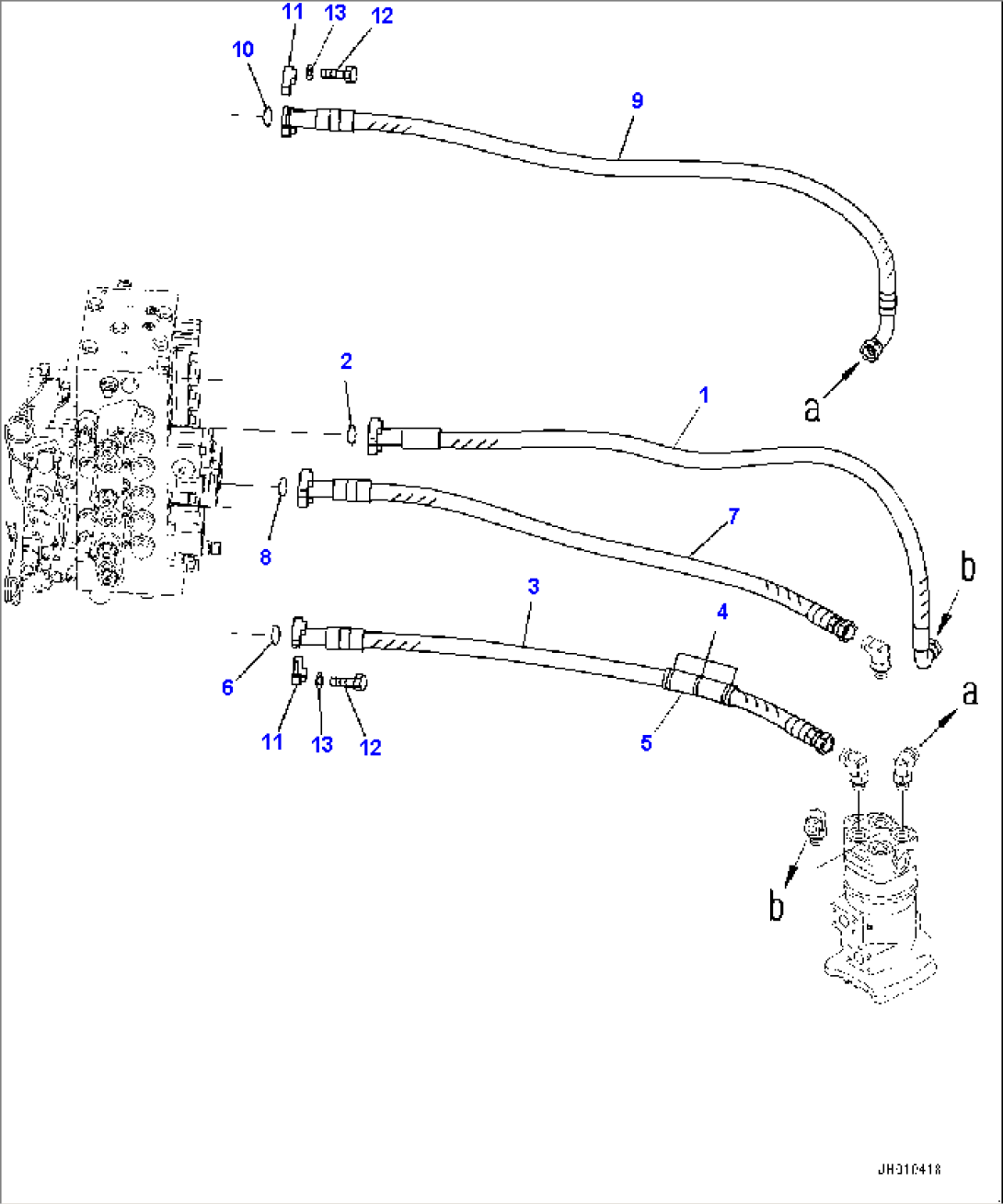 Travel Piping (#1001-)