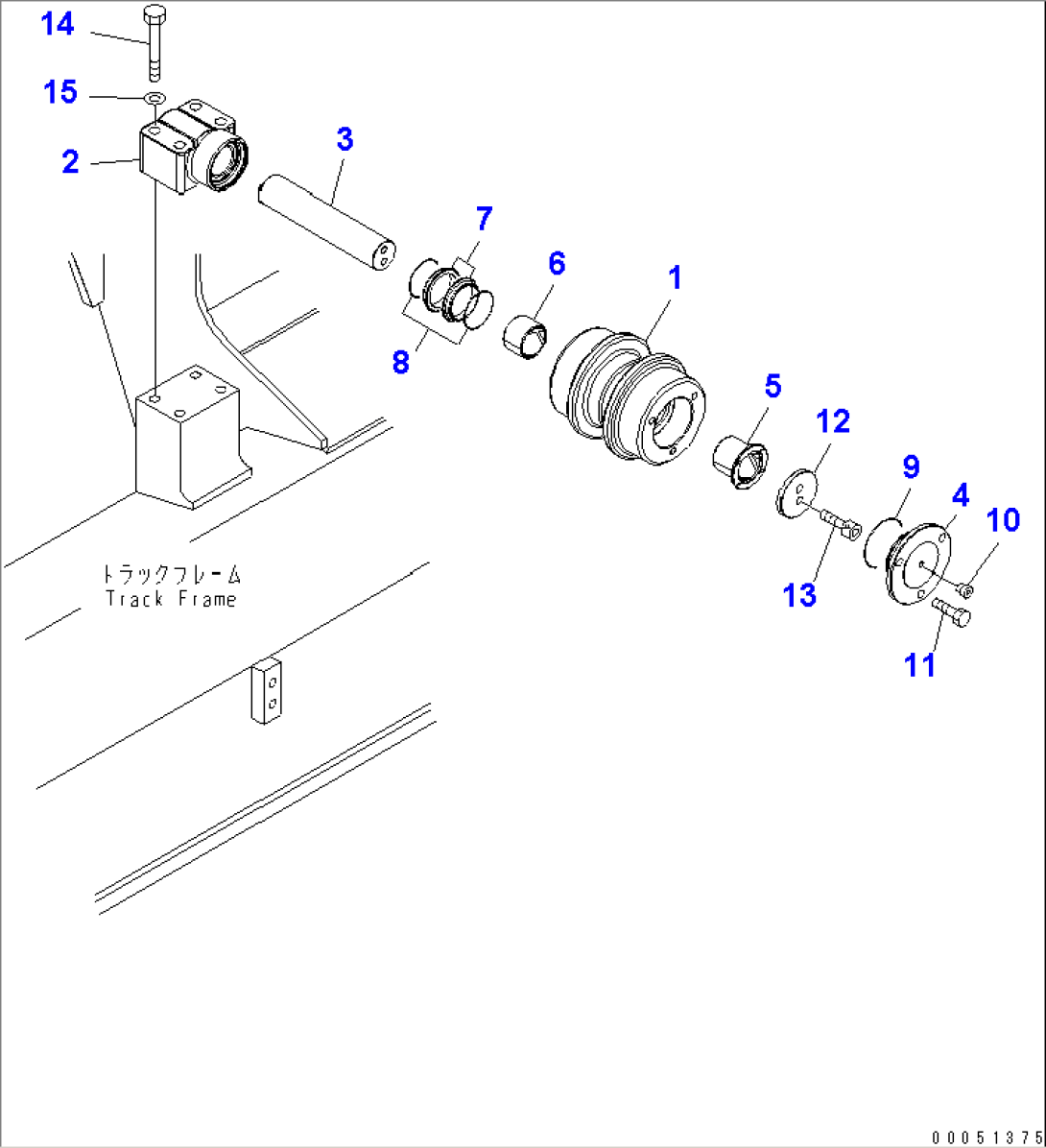 CARRIER ROLLER(#1061-)