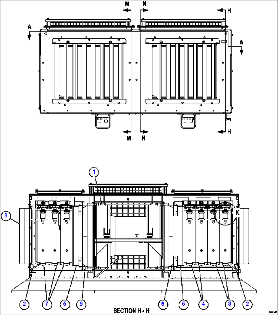 RETARDING GRID ASSEMBLY 1/7 (PC2523)