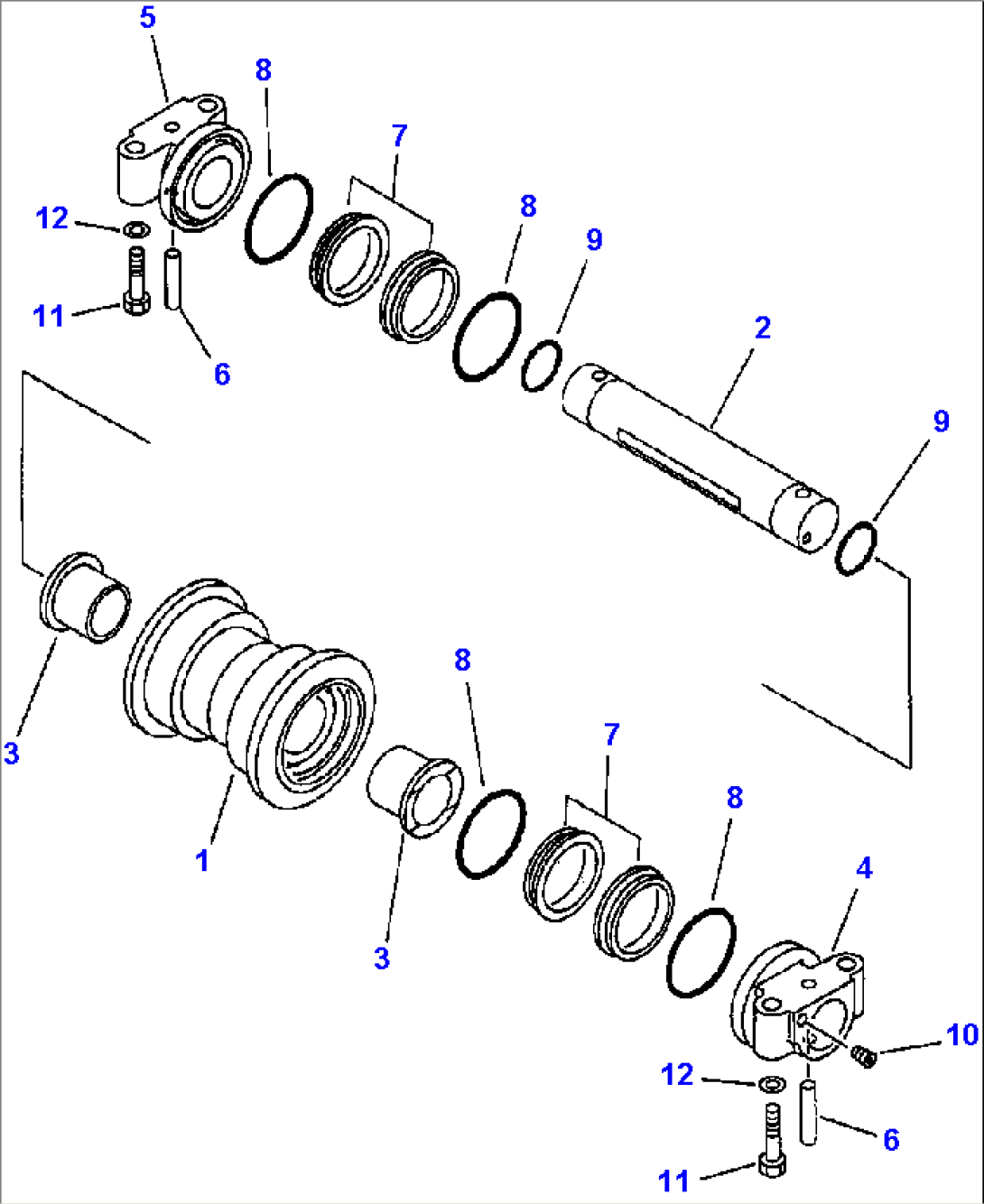 FIG NO. R0200-02A0 TRACK ROLLER