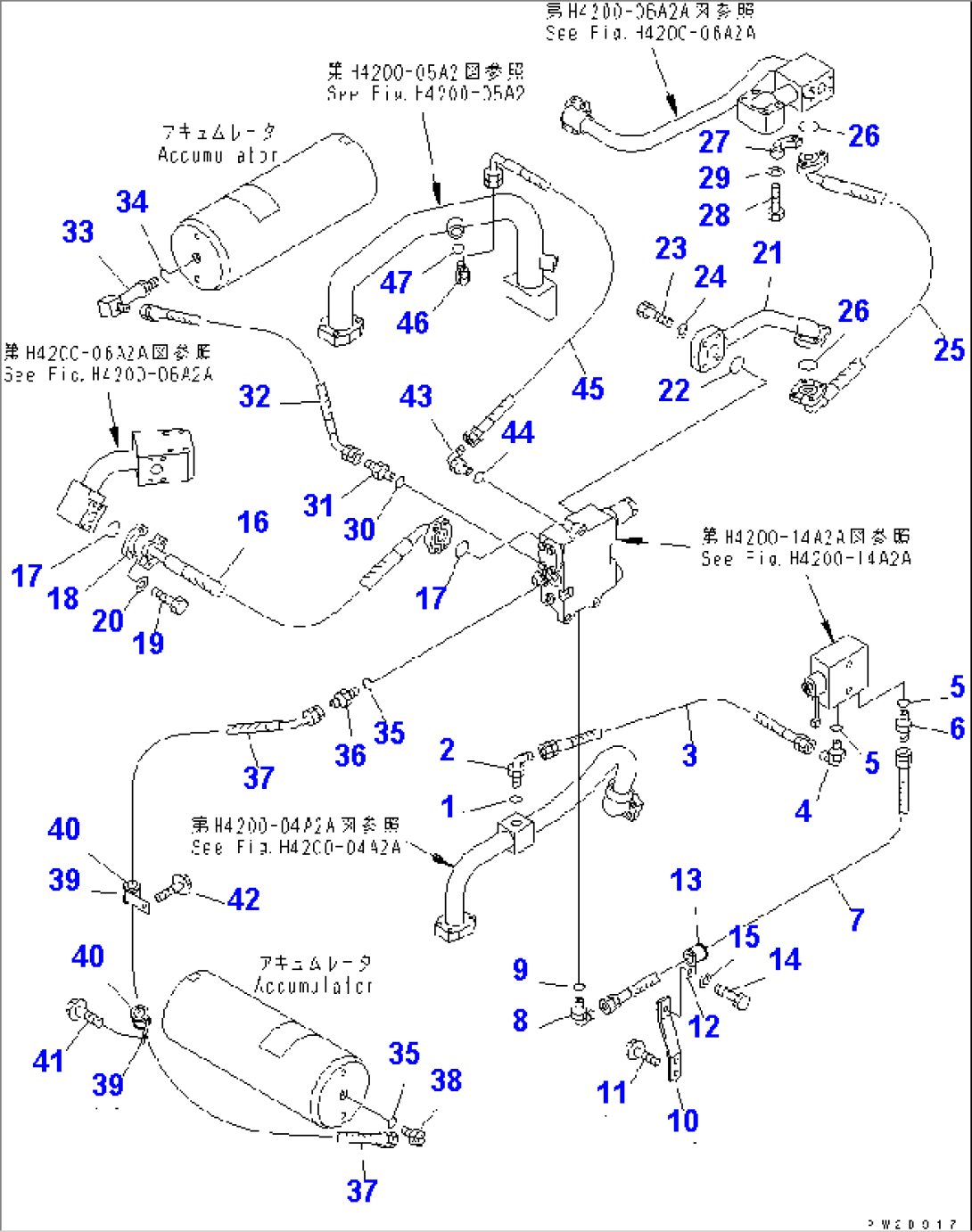 HYDRAULIC LINE (E.C.S.S. LINE)(#50894-)