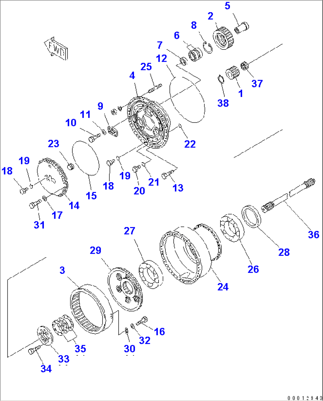 REAR AXLE (FINAL DRIVE)