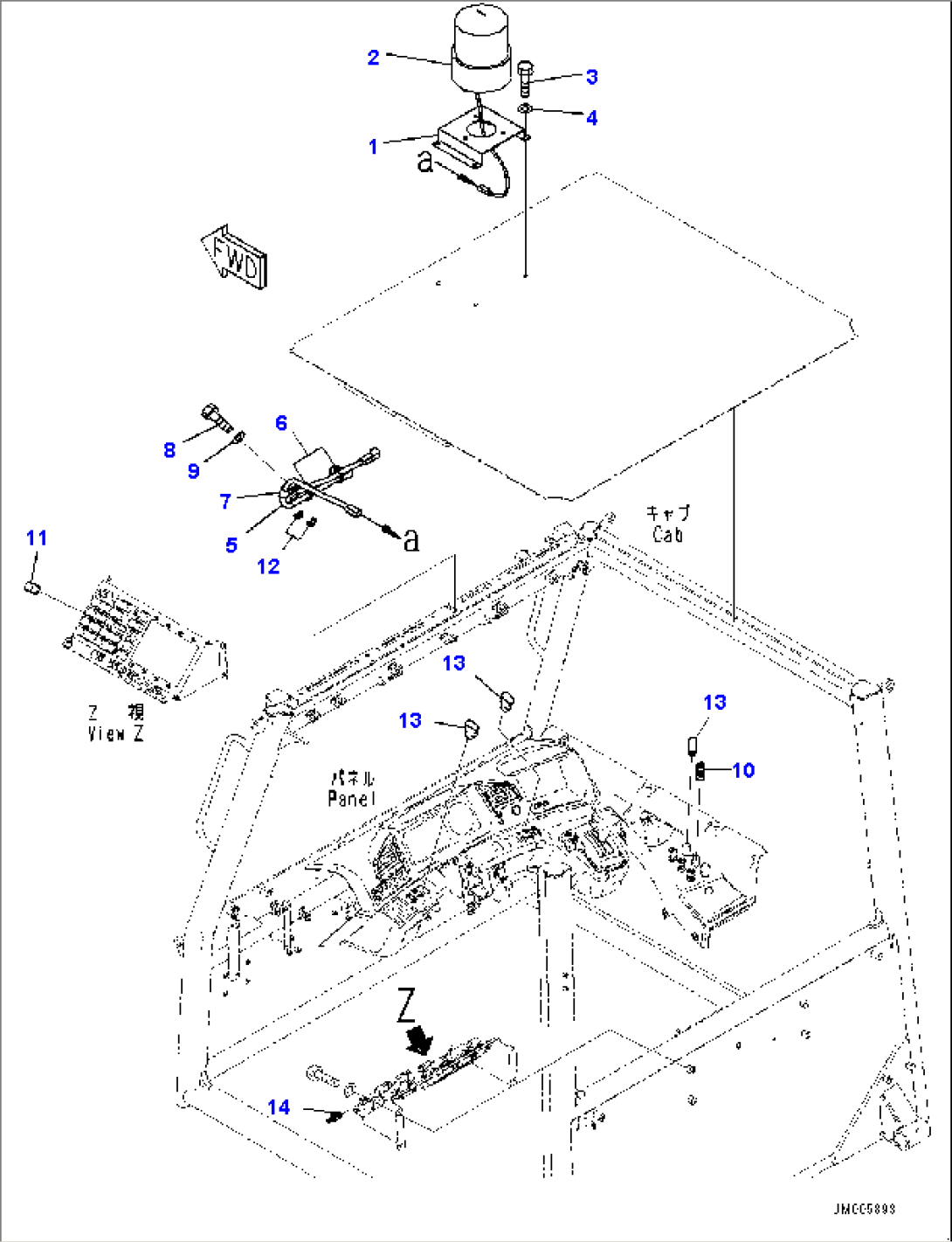 Cab Option Switch (#10001-)