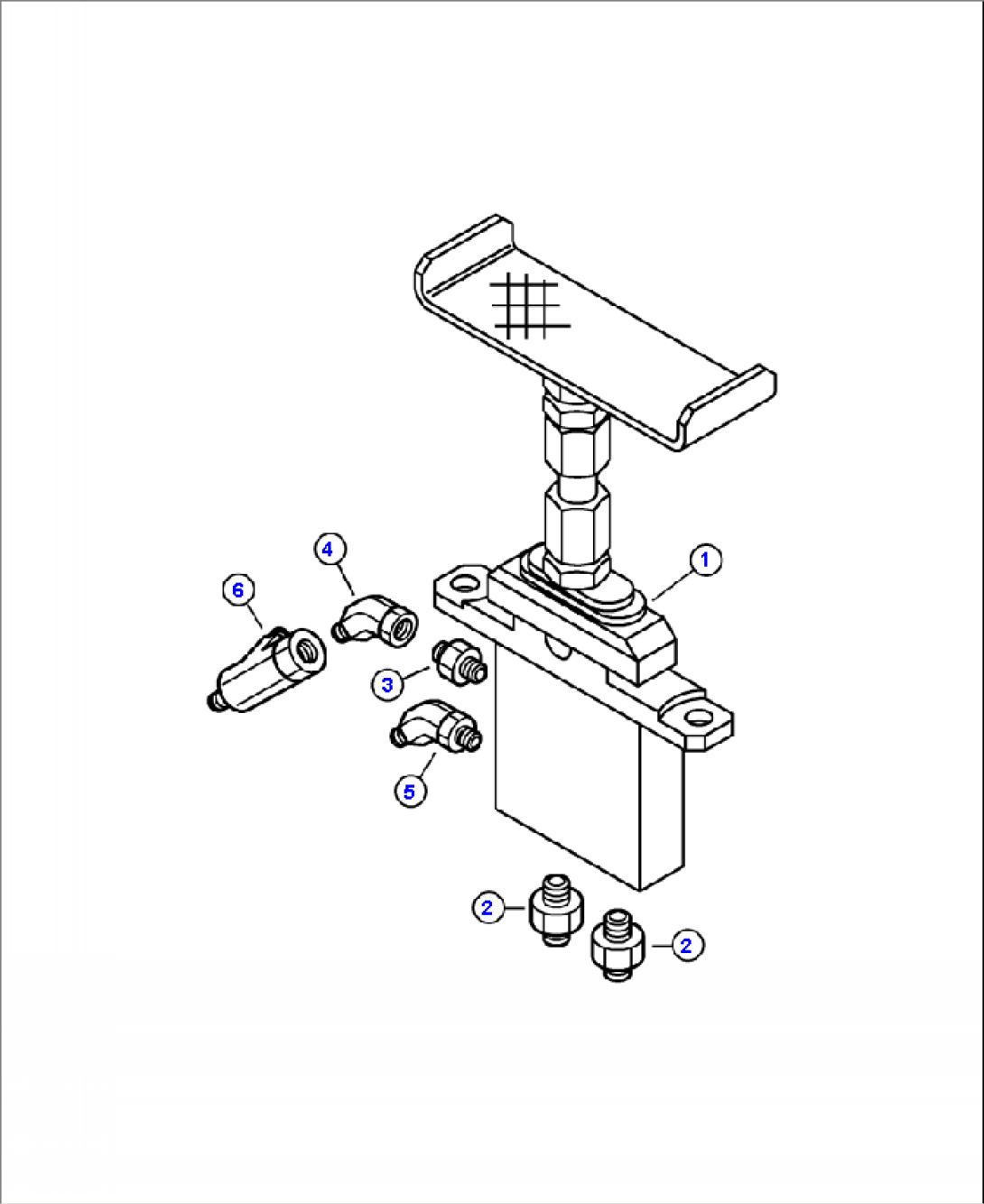 H3005-01A08 FITTING LOCATION FOOT VALVE