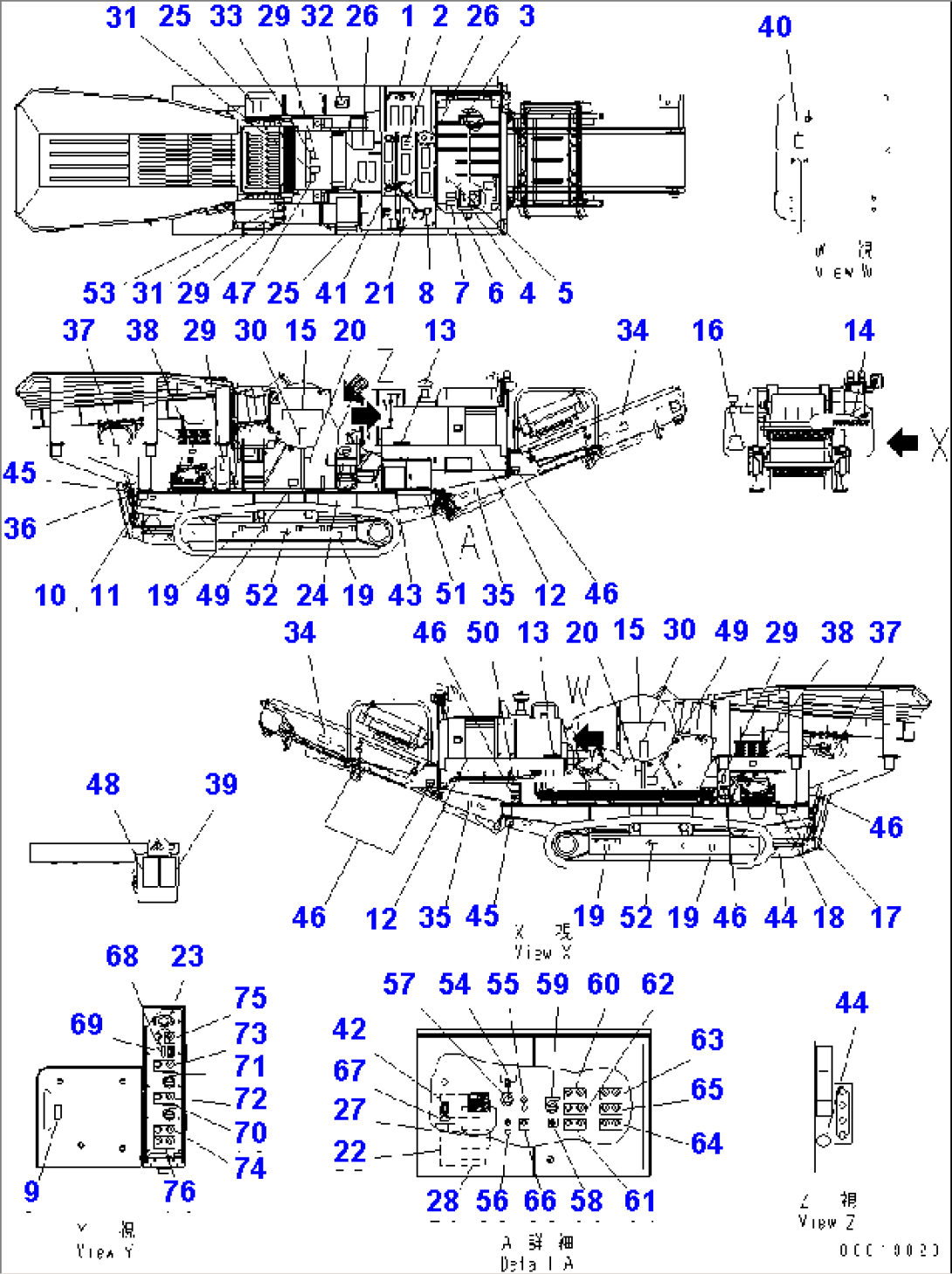 MARK AND PLATES (ENGLISH) (LETTERING TYPE) (EXCEPT U.S.A.)(#1001-1067)