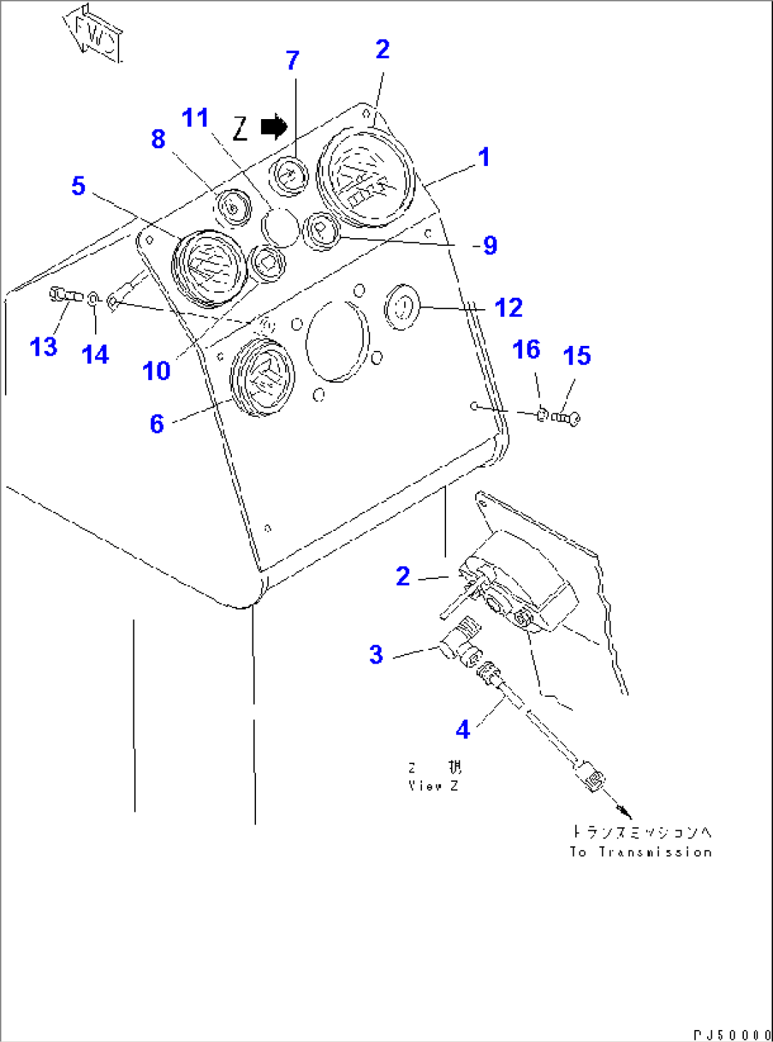 INSTRUMENT PANEL (CENTER)(#5001-..)