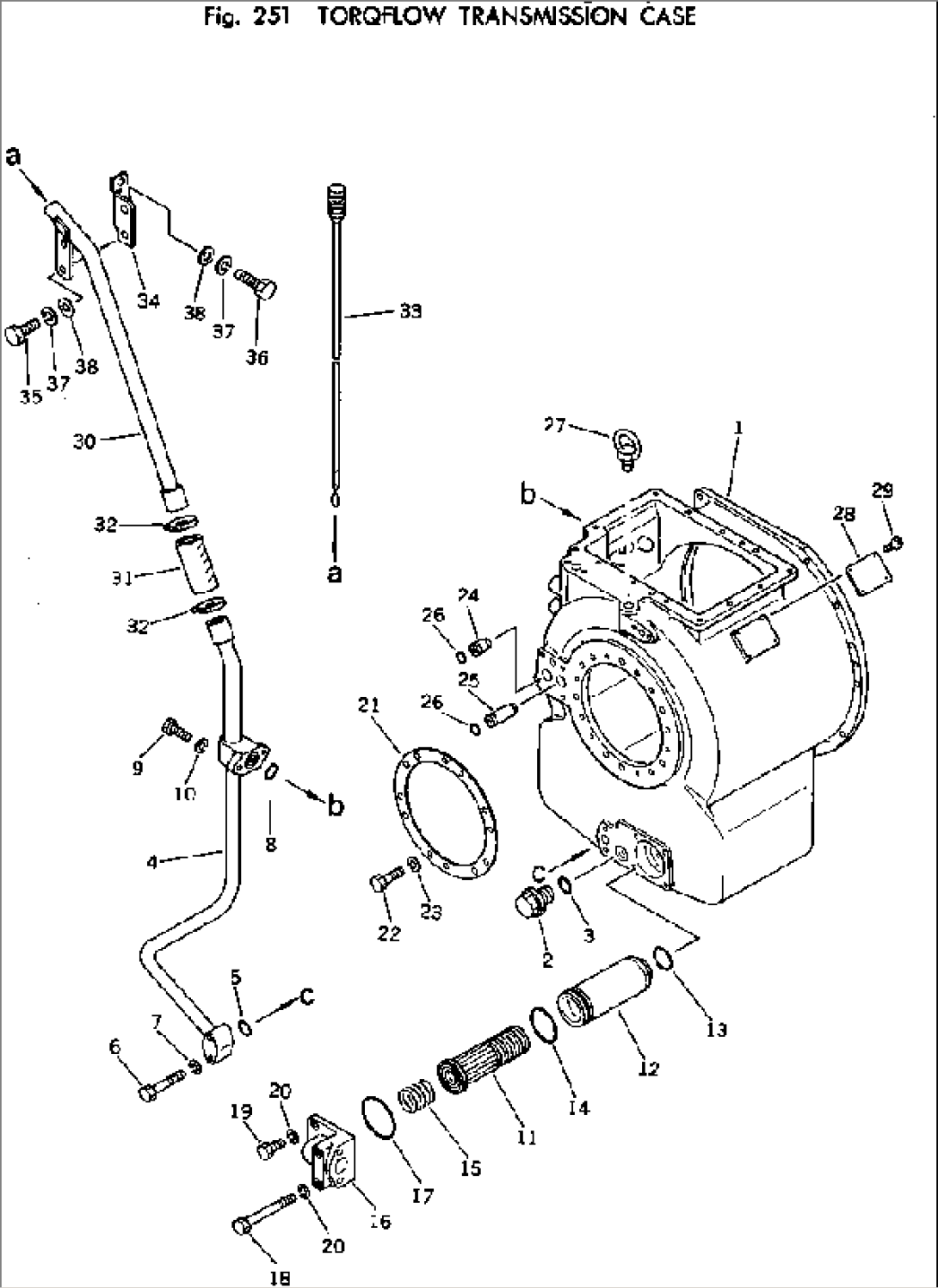 TORQFLOW TRANSMISSION CASE