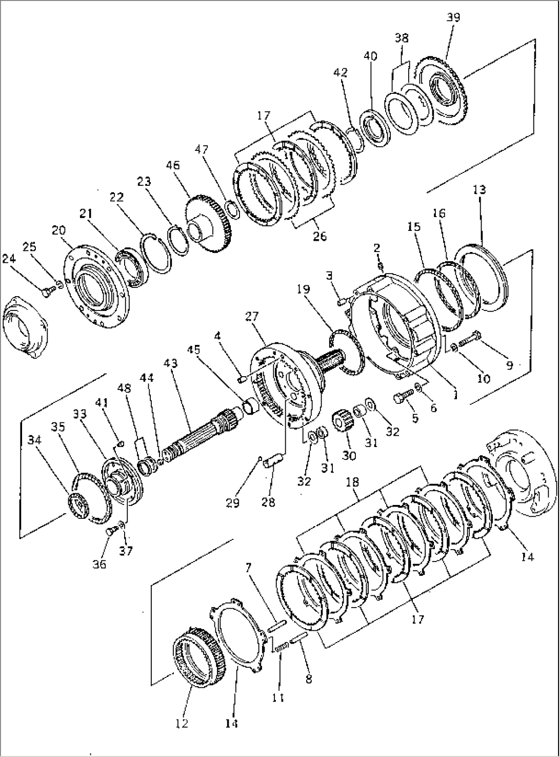 OUTPUT SHAFT HOUSING (1/2)