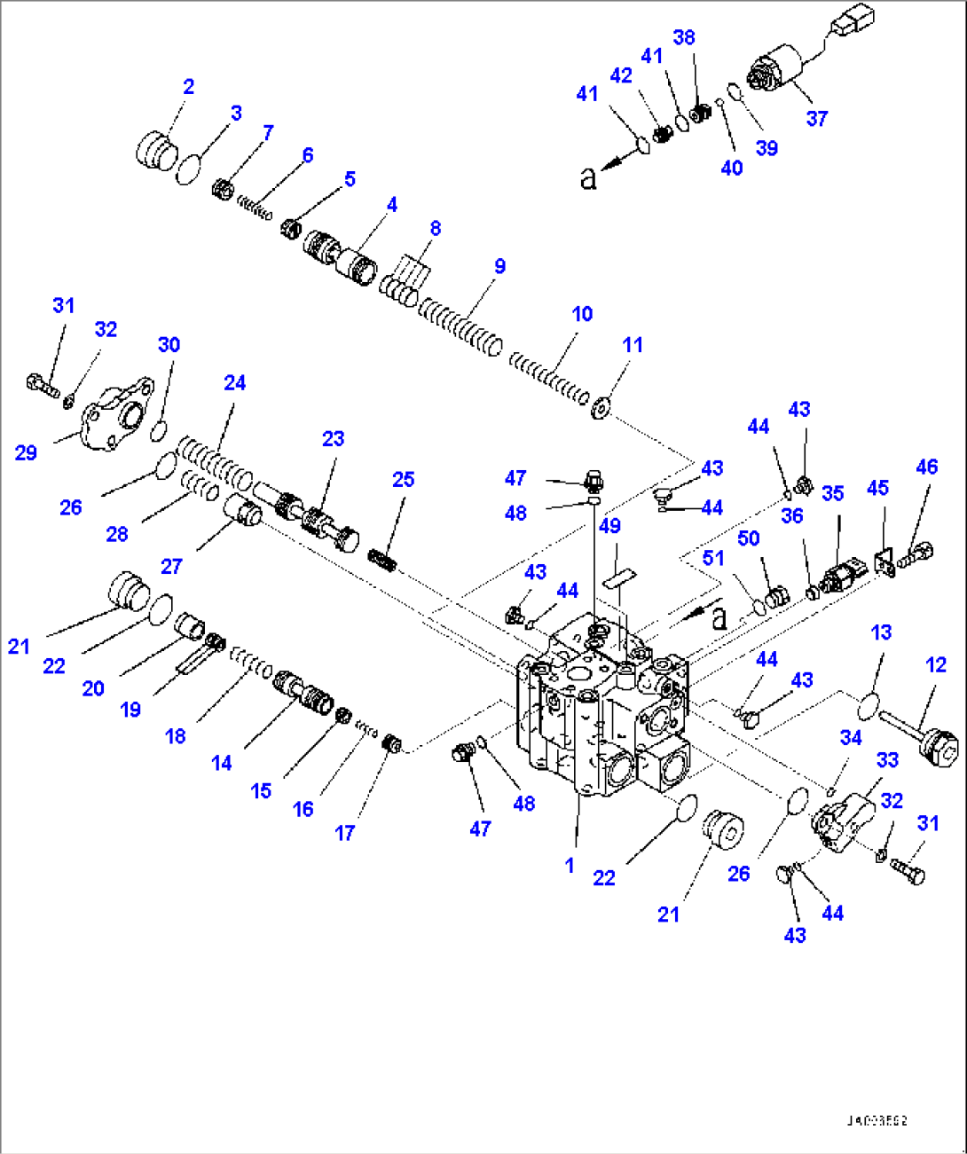 Transmission Group, Relief Valve (#5001-)