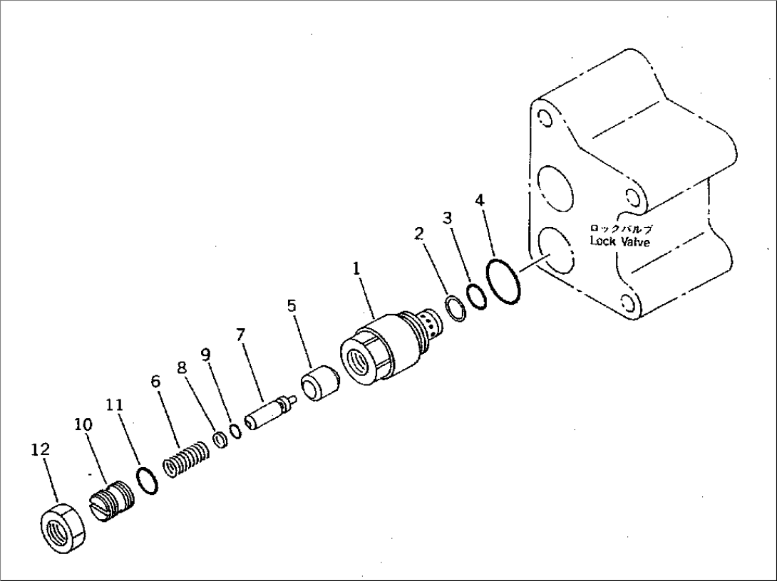VALVE (FOR COUNTER WEIGHT REMOVER)