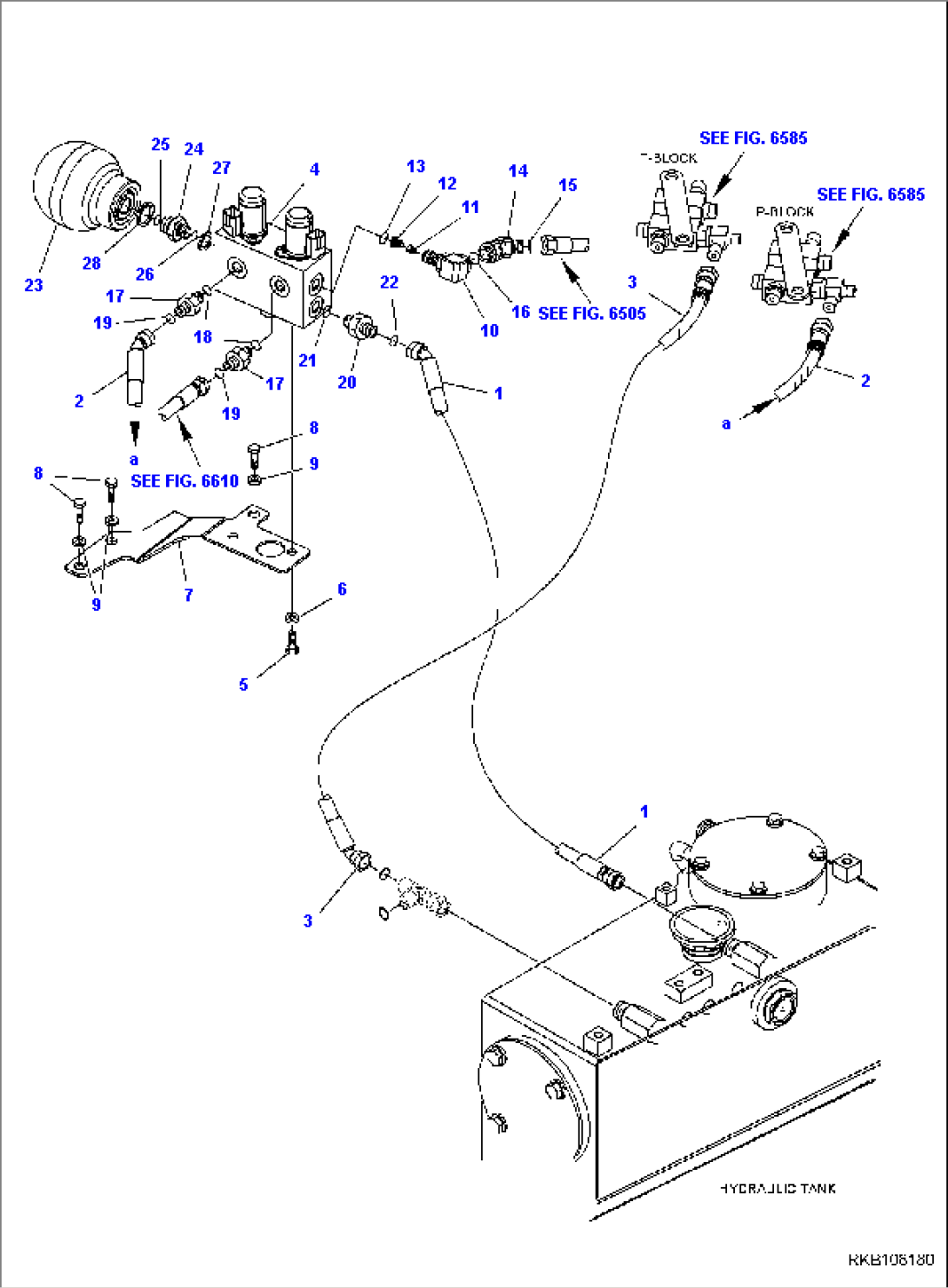 HYDRAULIC PIPING (SERVOCONTROL LINE) (1/2)