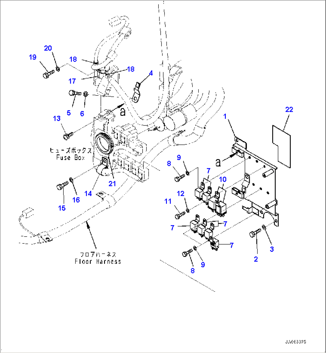 ROPS Cab, Floor, Wiring Harness (3/3) (#80001-)