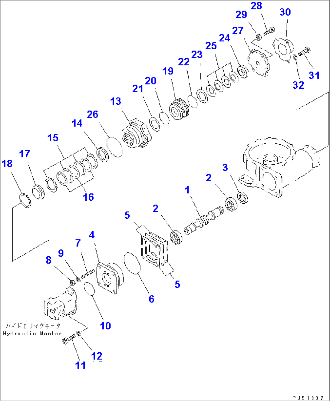 CIRCLE REVERSE GEAR (CLUTCH TYPE) (1/2)(#2001-)