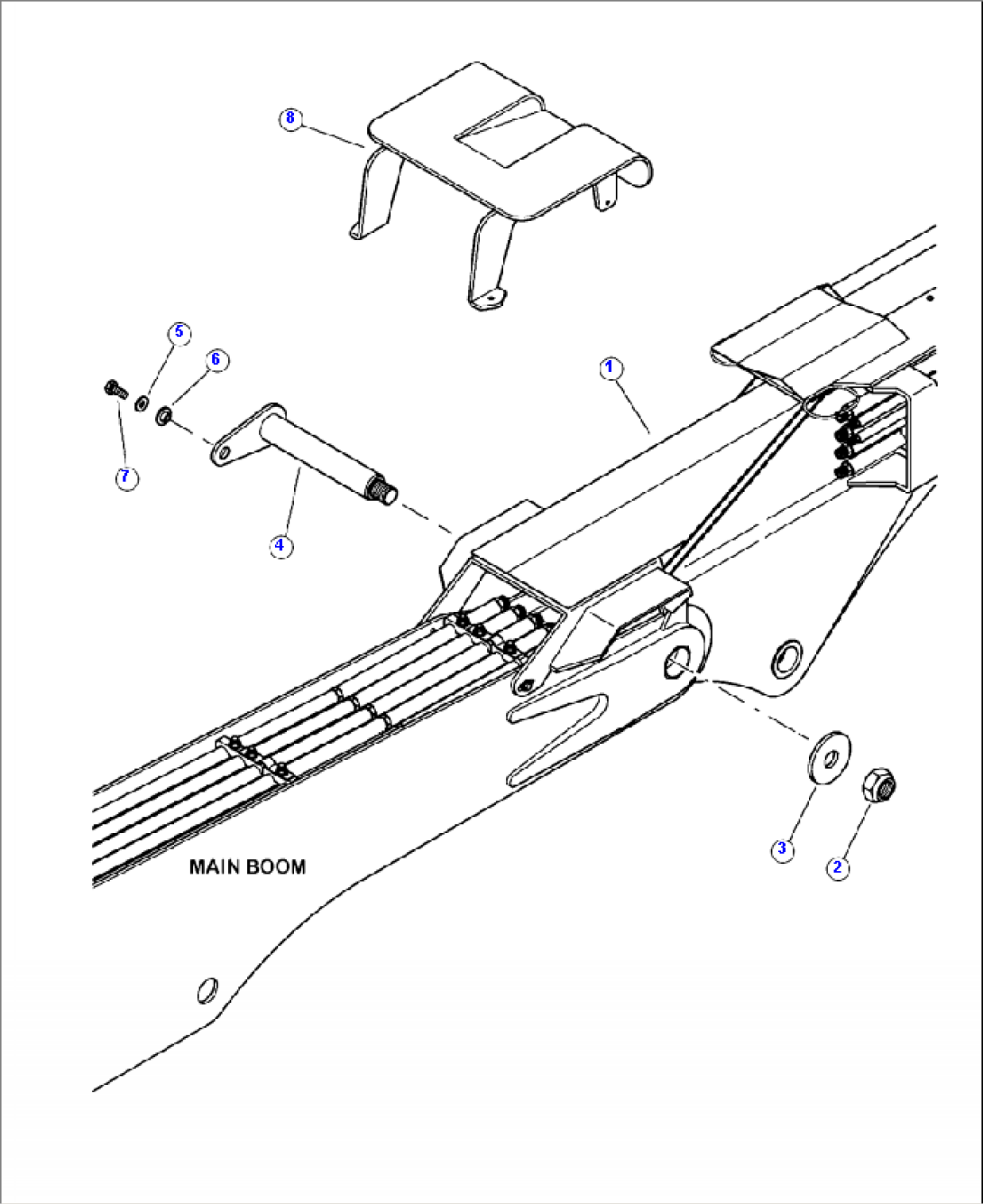 T3005-01A0 TELESCOPIC ARM MOUNTING