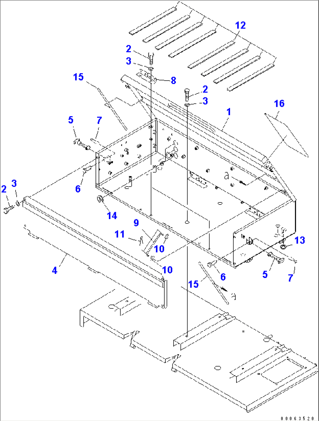 BATTERY BOX (BOX)(#7169-)