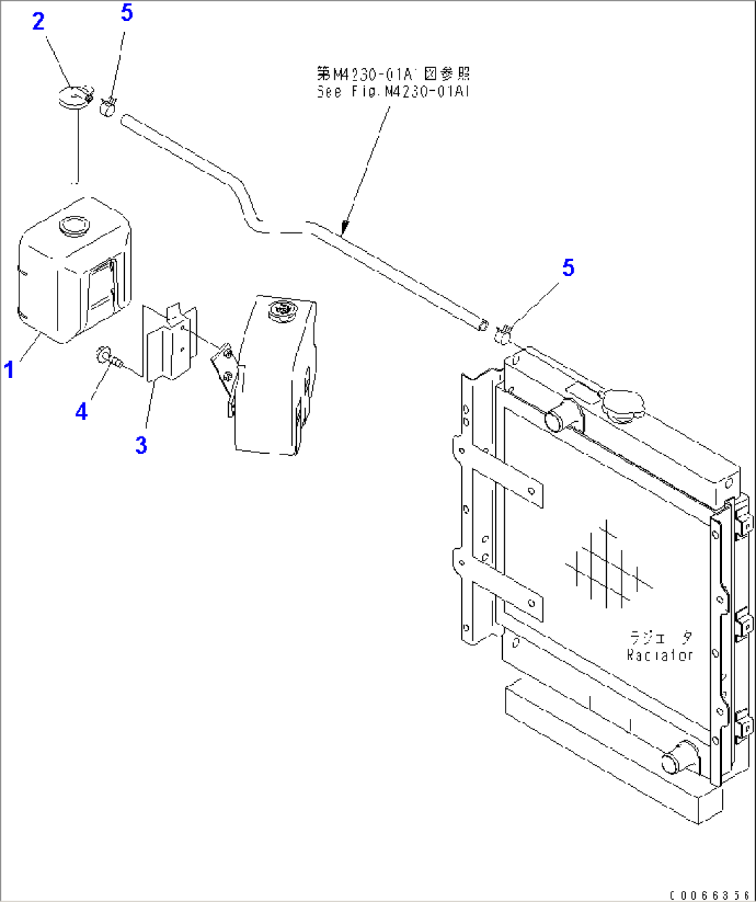 RESERVE TANK AND MOUNT PARTS (WITH HEATER)(#13801-)