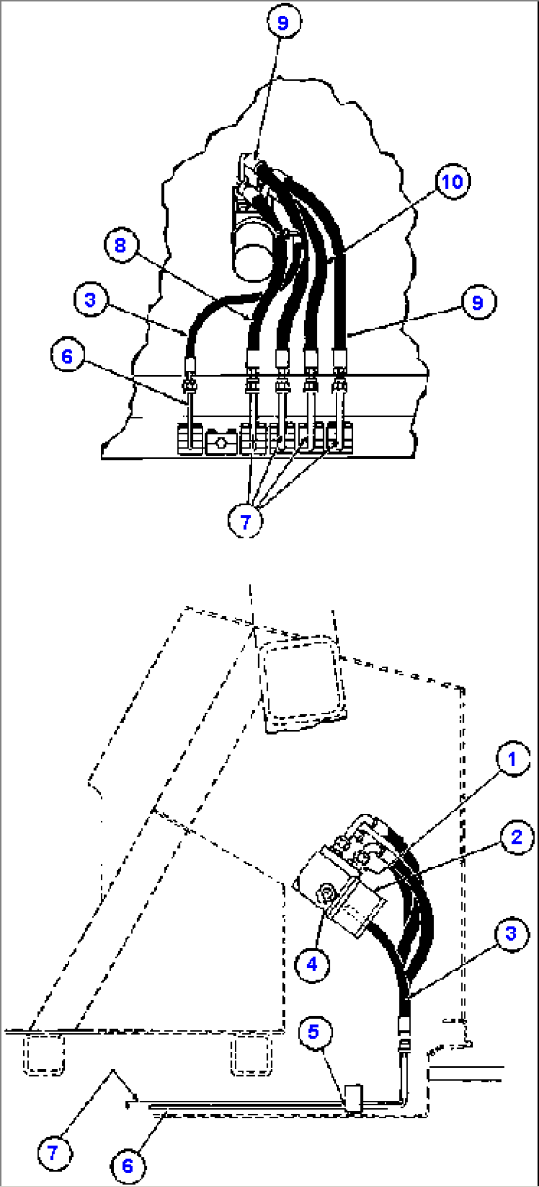 STEERING CONTROL VALVE PIPING