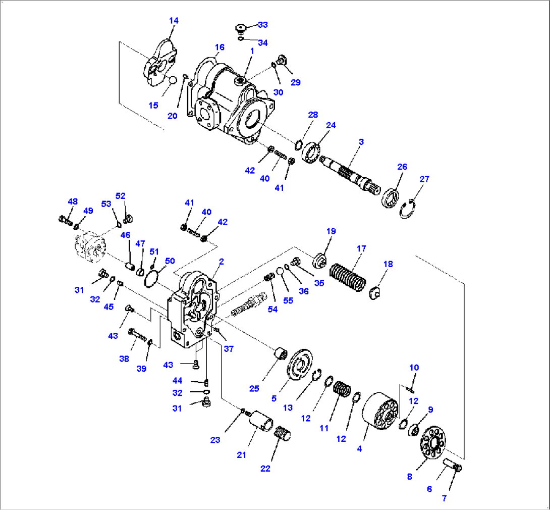 Engine, Inner Parts, Piston Pump (1/3) (#20465-22000)