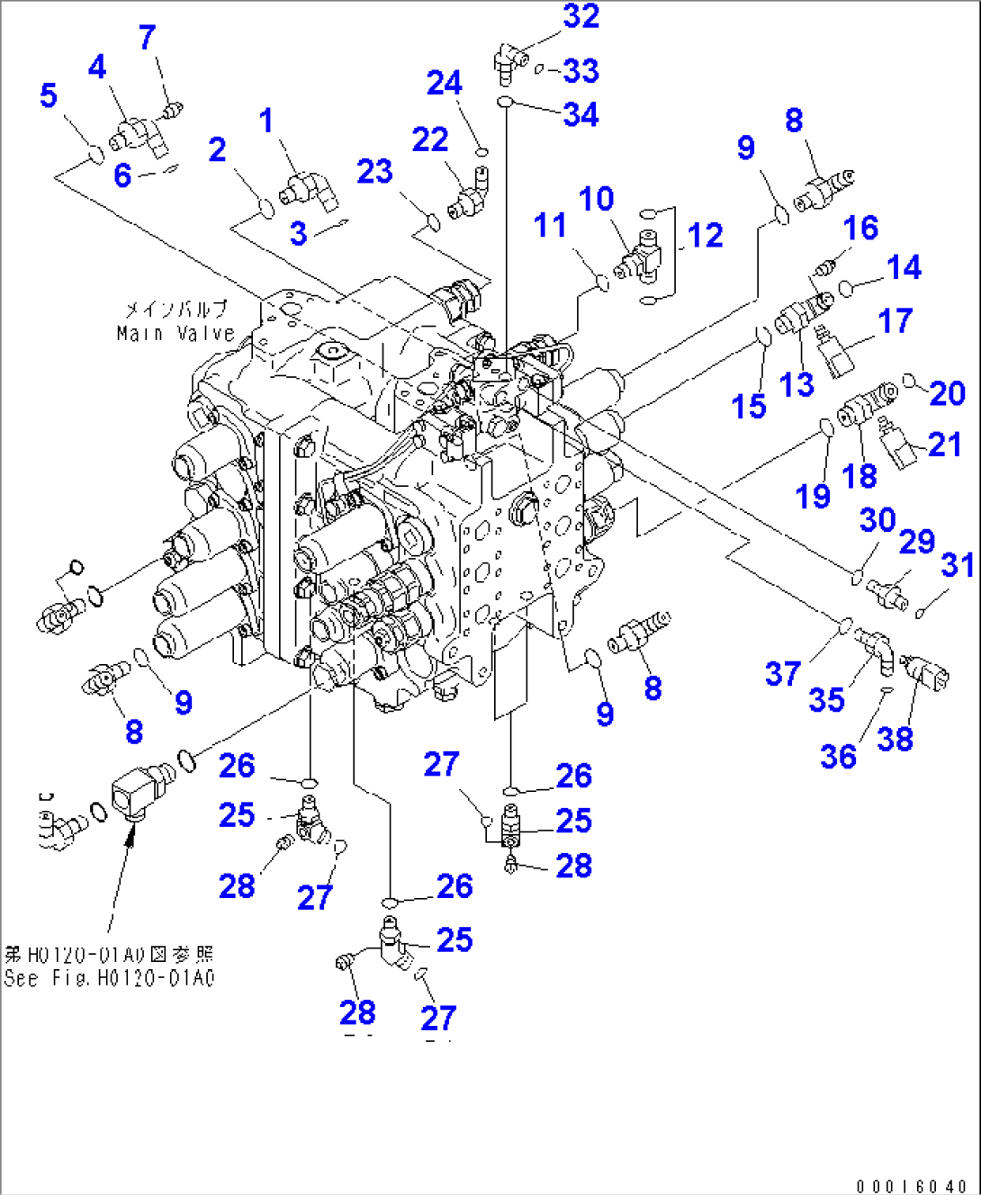 MAIN VALVE (1 ACTUATOR) (FOR BRAKER) (2/2)