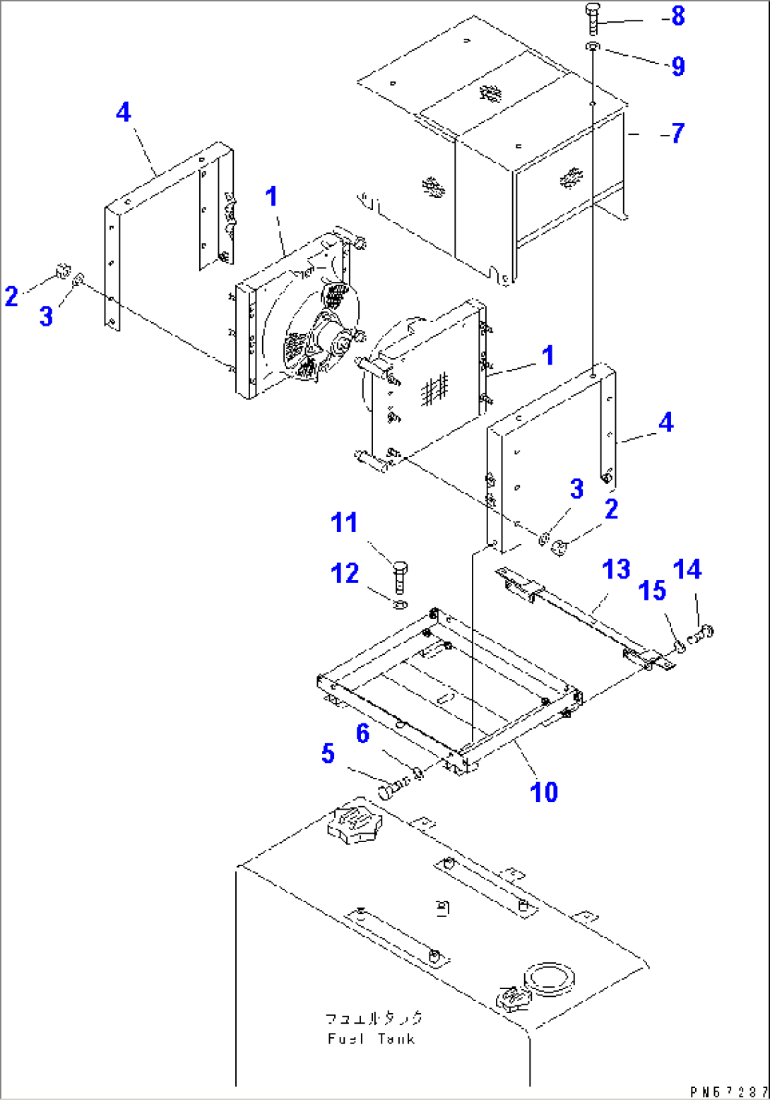 AIR CONDITIONER (2/10) (CONDENSOR AND MOUNTING PARTS)(#3401-)