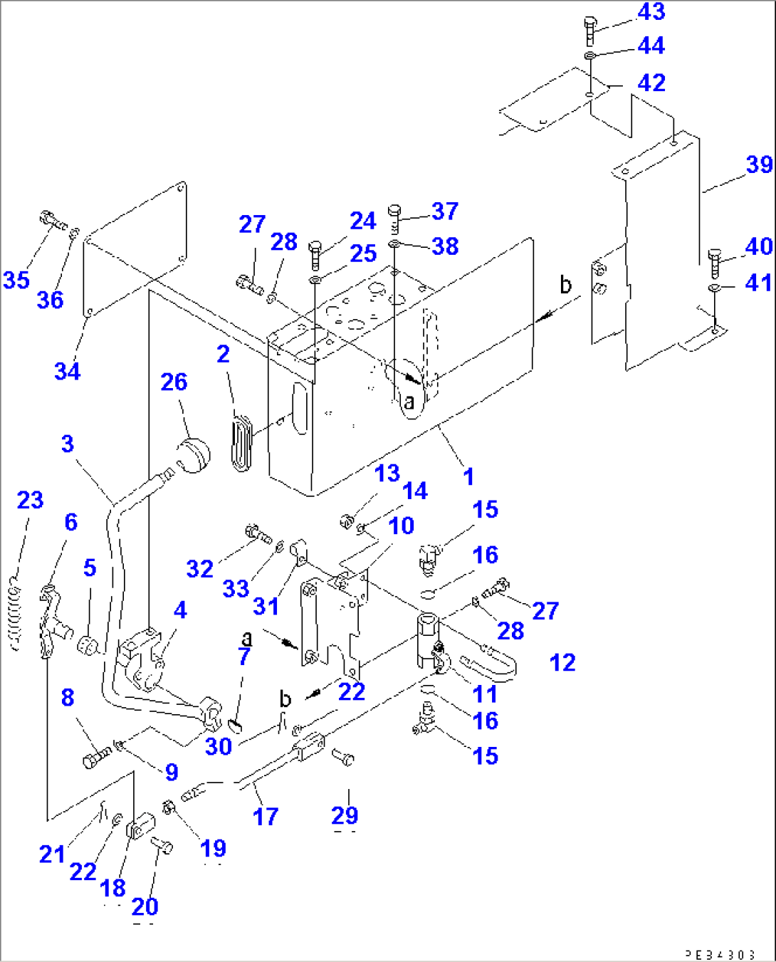 FLOOR FRAME (LEFT STAND) (STAND)(#10001-10238)