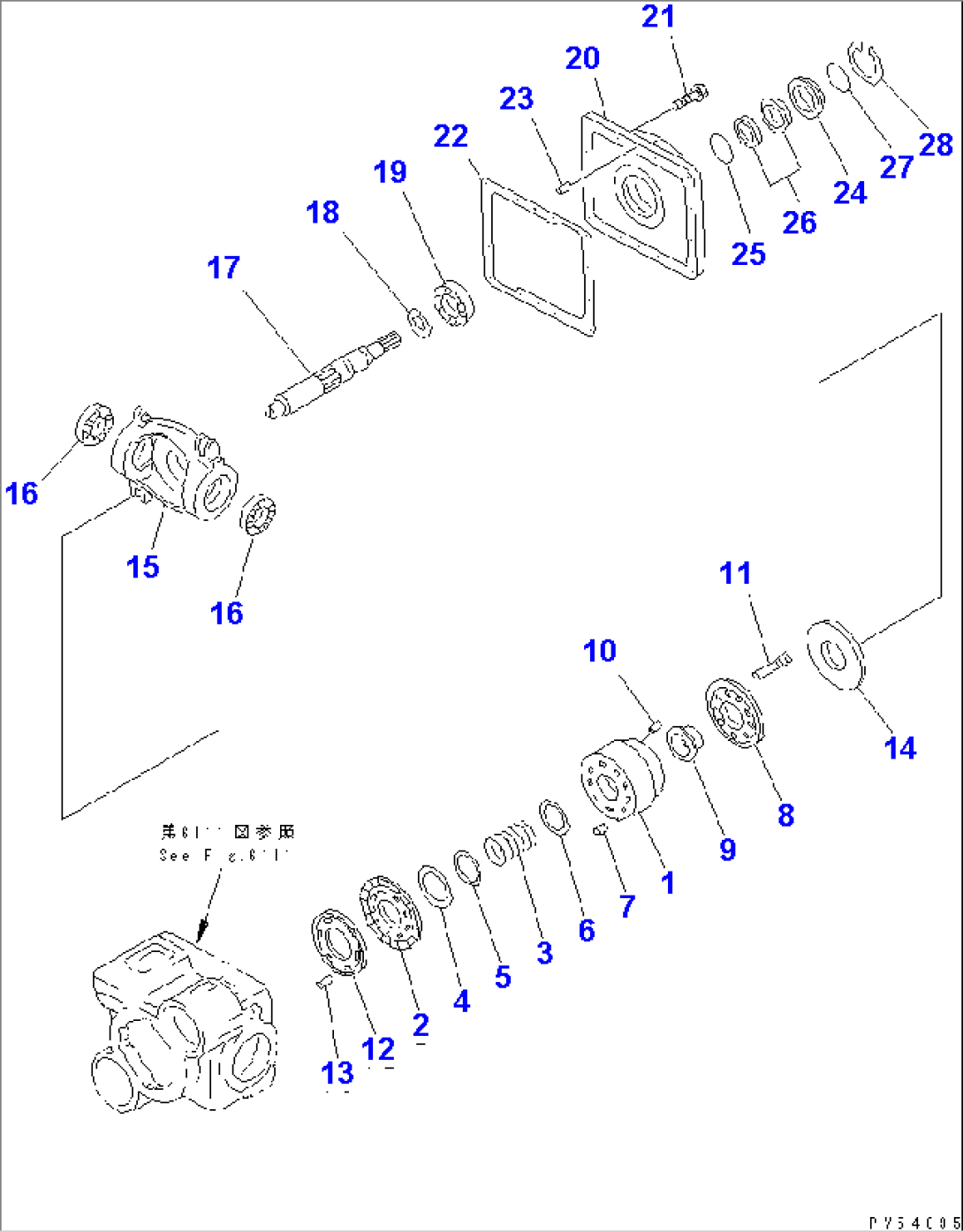 ROTOR PUMP (2/2)(#11001-11016)