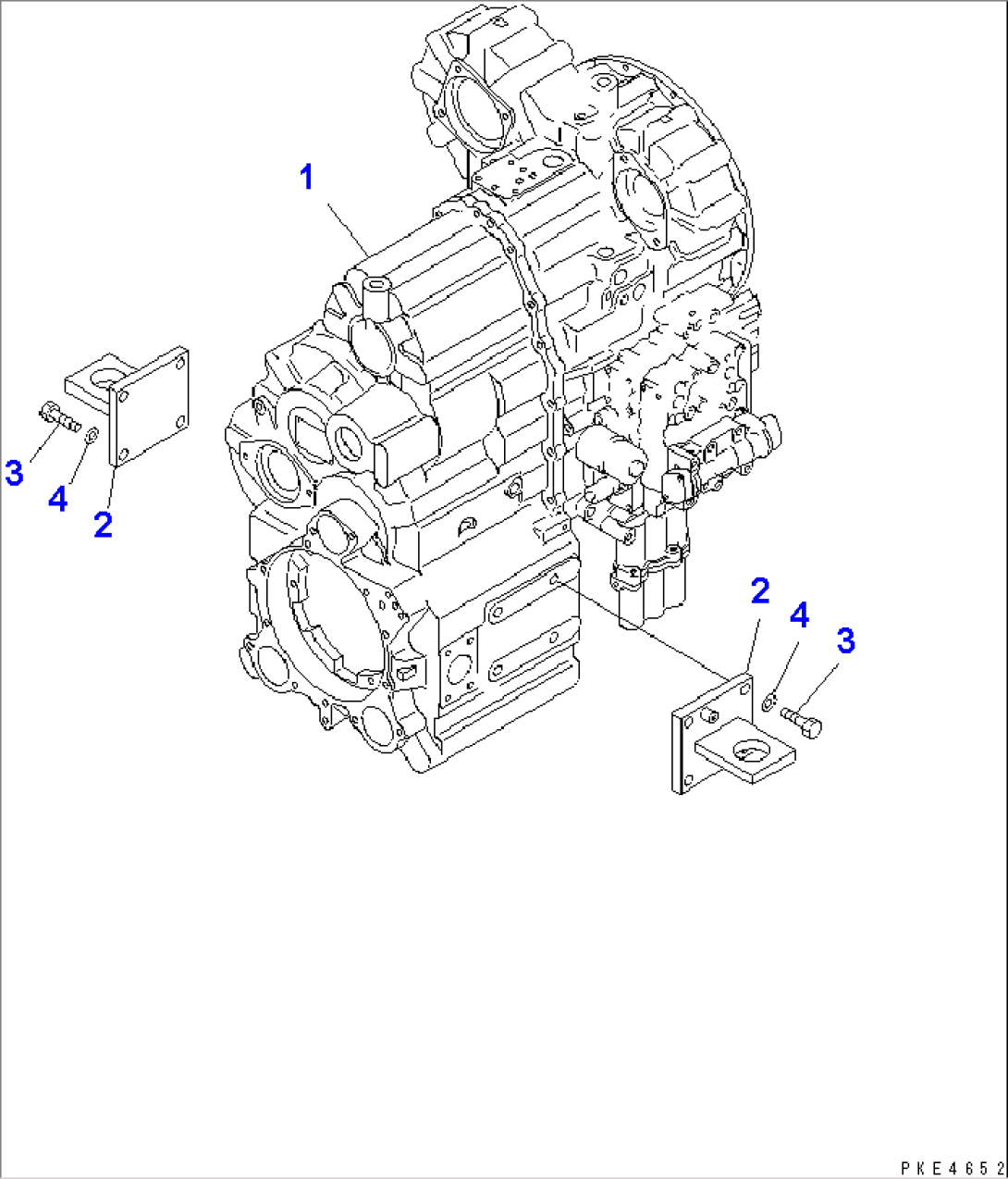 TRANSMISSION (MOUNTING BRACKET)