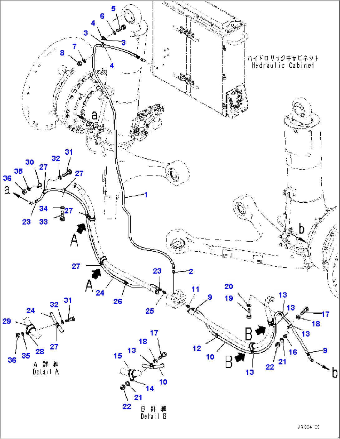 Brake Piping, Front (#80138-)