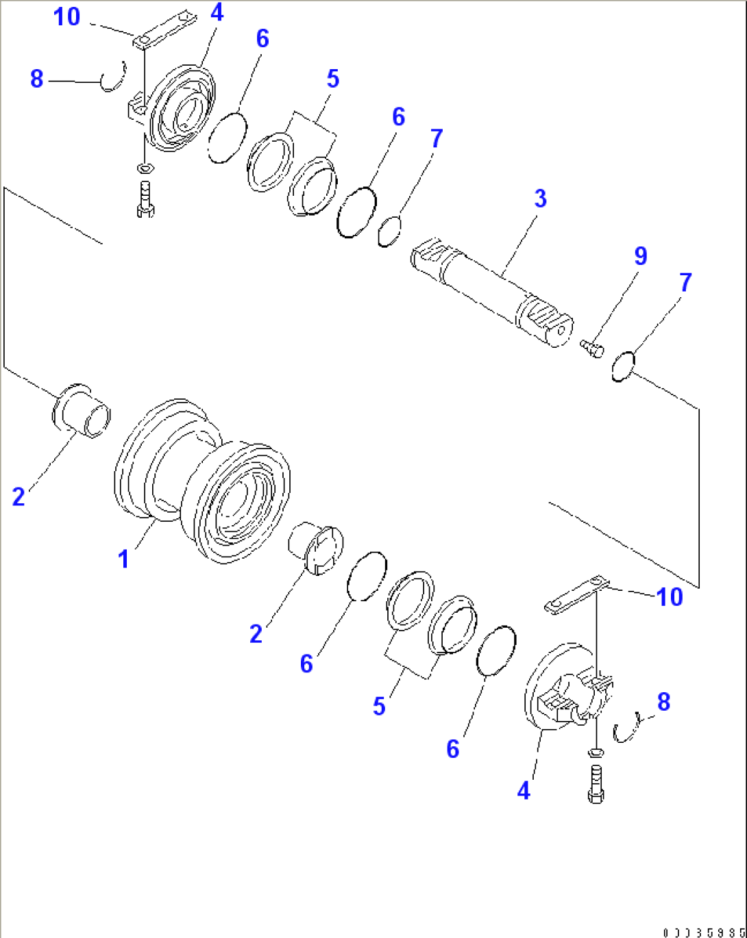 TRACK ROLLER (SINGLE)