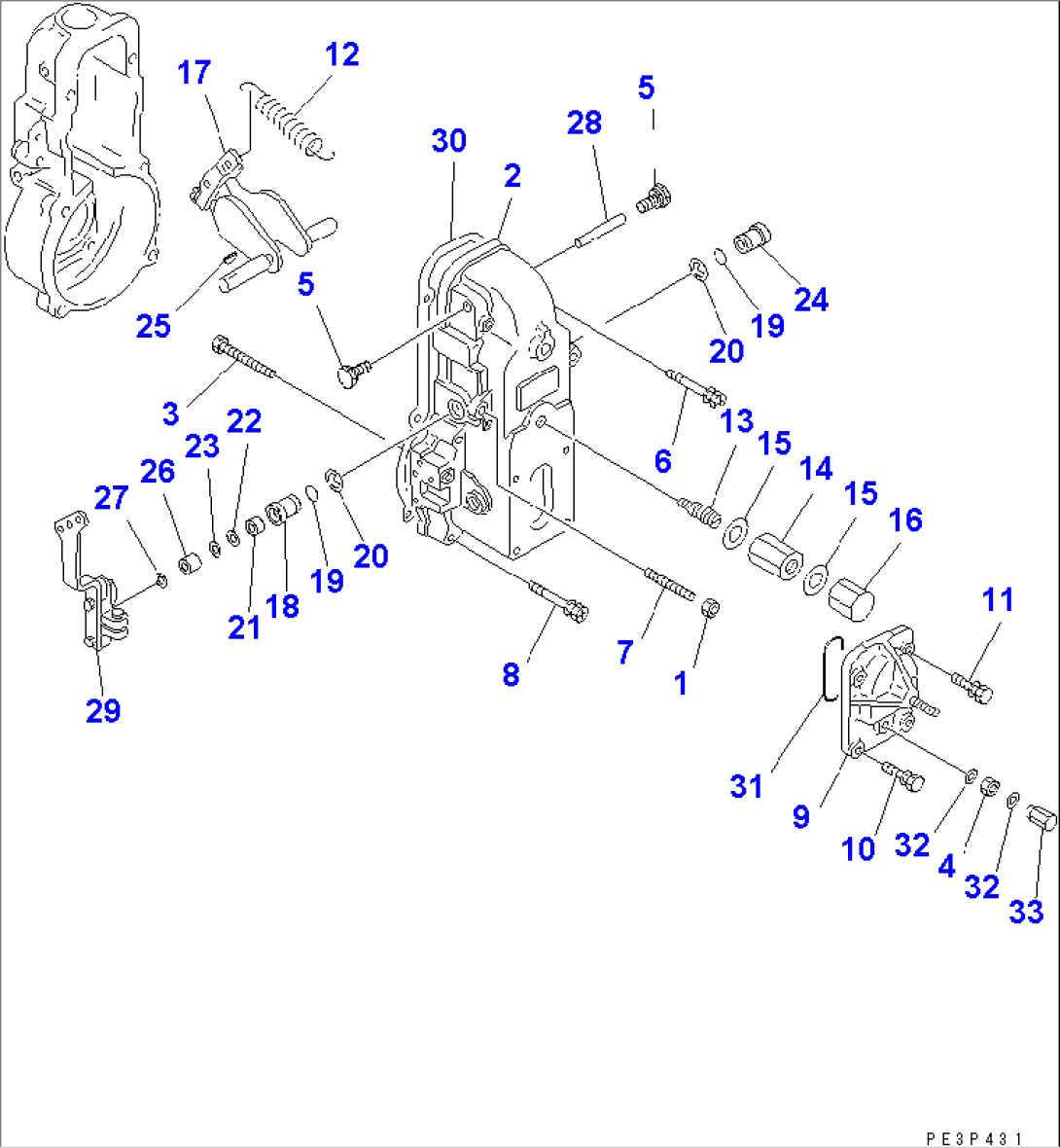 FUEL INJECTION PUMP (GOVERNOR) (1/2) (INNER PARTS)