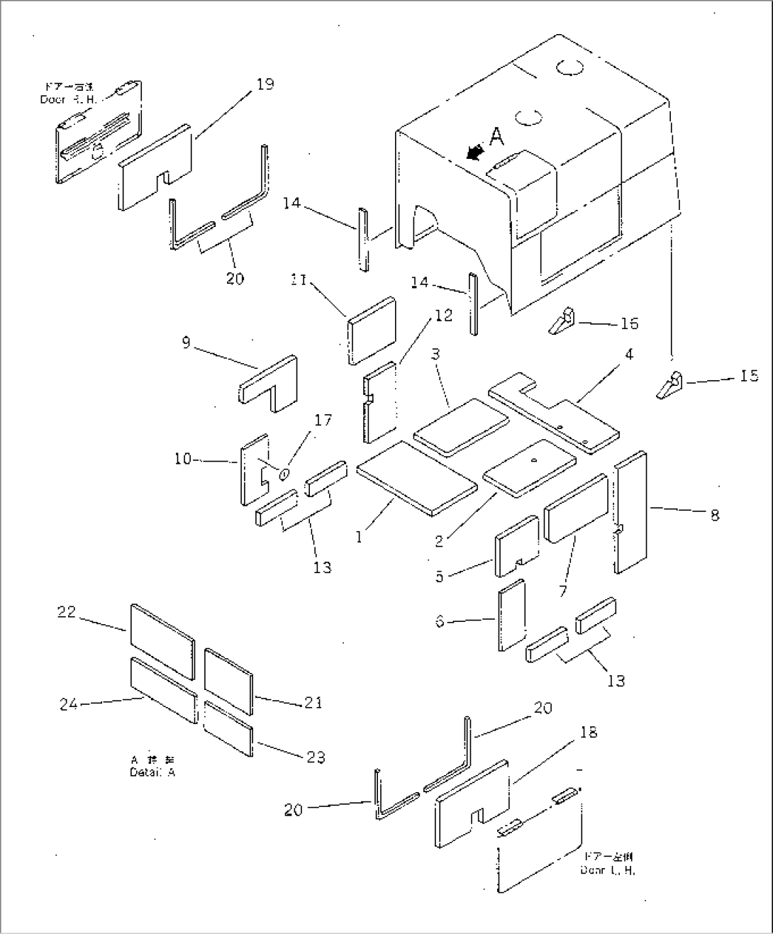 ENGINE HOOD AND SIDE COVER (2/2)(#32001-)