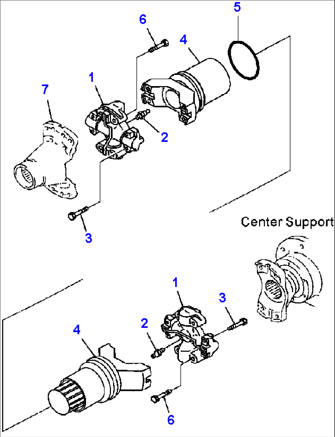 F4200-03A1 DRIVE SHAFT FRONT (S/N A50025- )