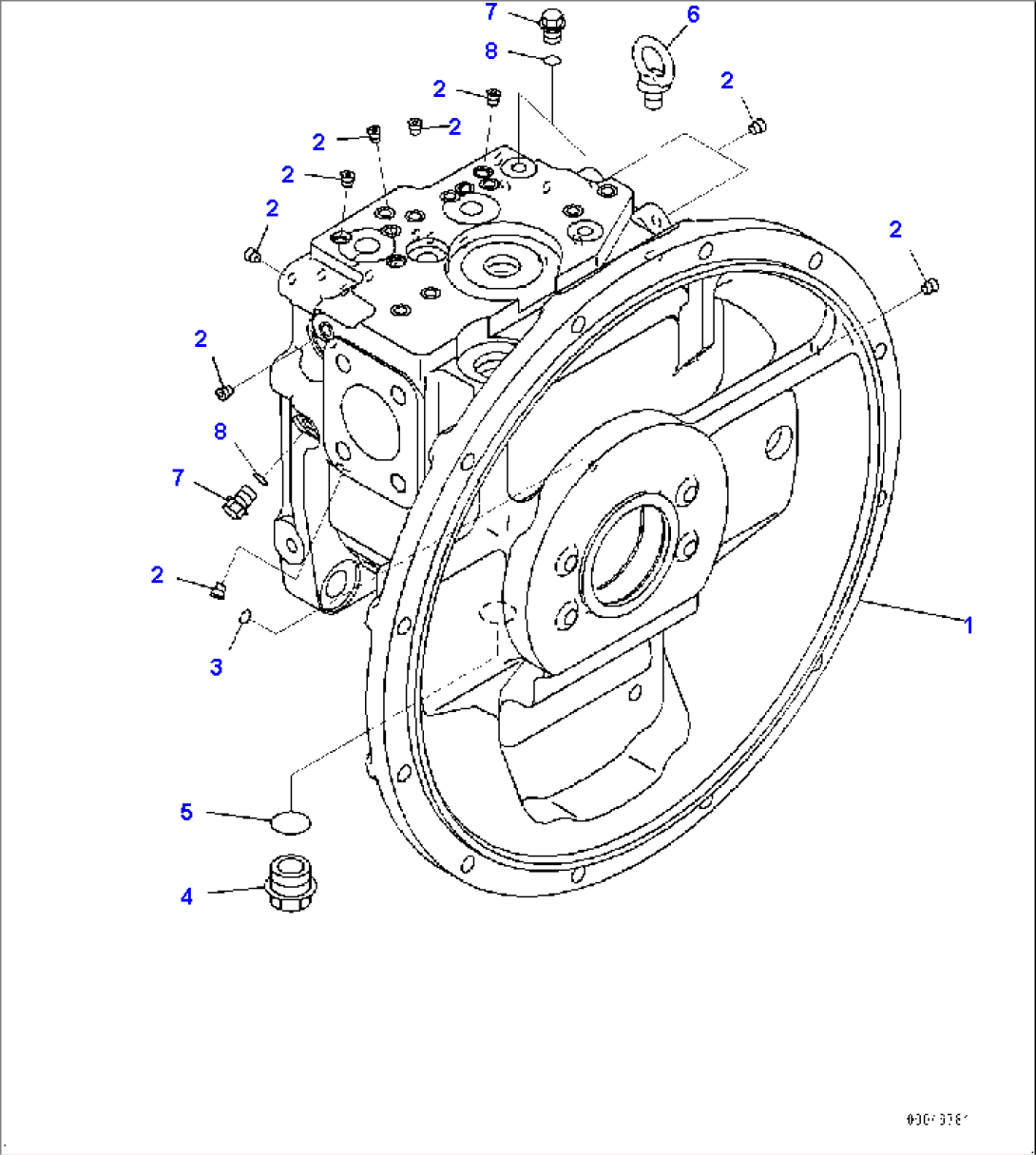 Piston Pump, Inner Parts (1/11) (#30190-)