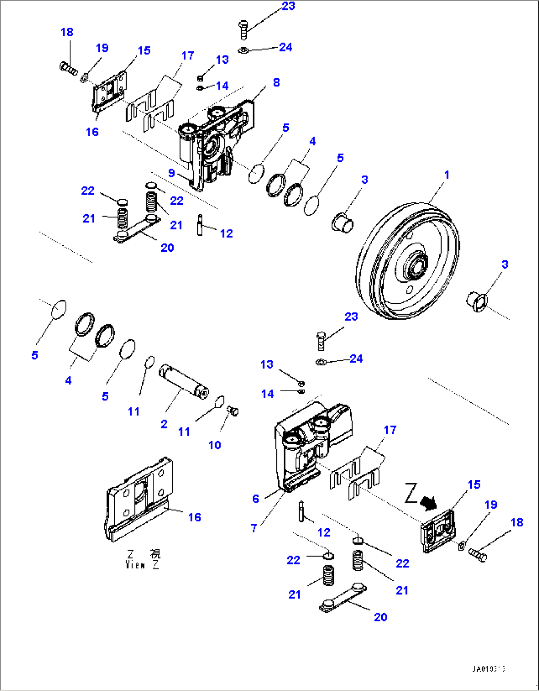 Front Idler (#B60001-)
