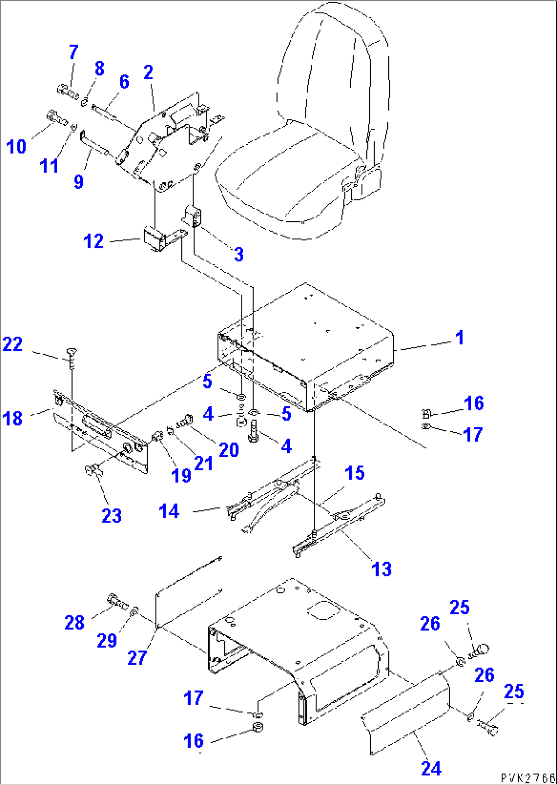 FLOOR FRAME (MOUNT)