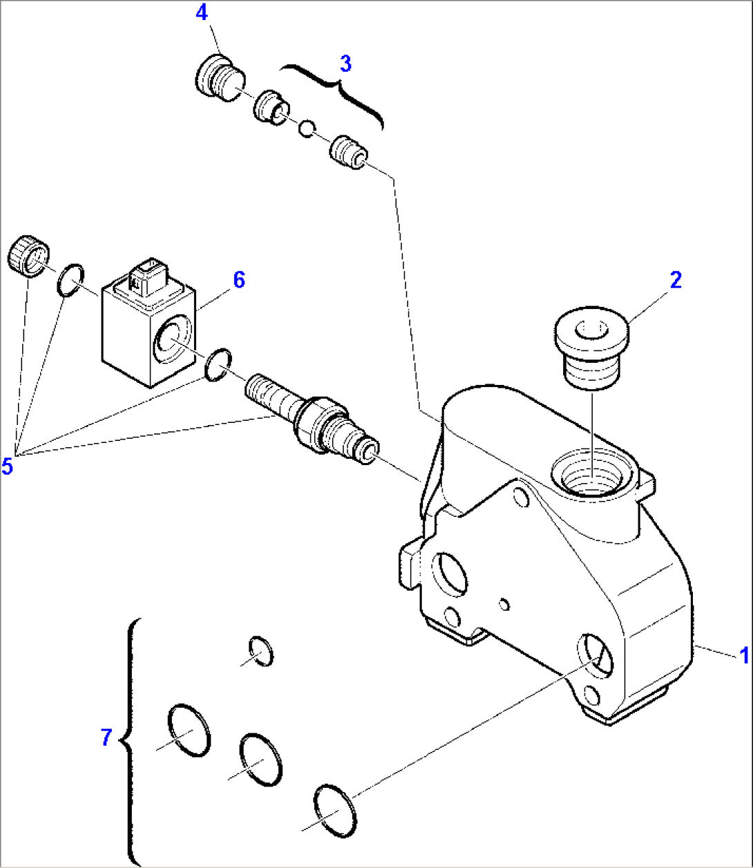 BACKHOE CONTROL VALVE (8/8)