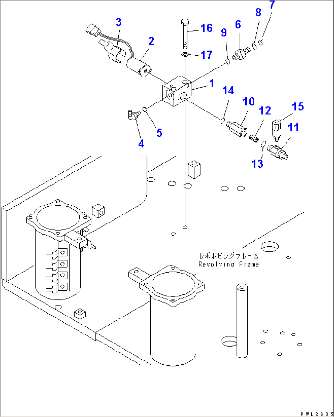 SOLENOID VALVE (VALVE) (TRAVEL AND GRADES RELIEF)