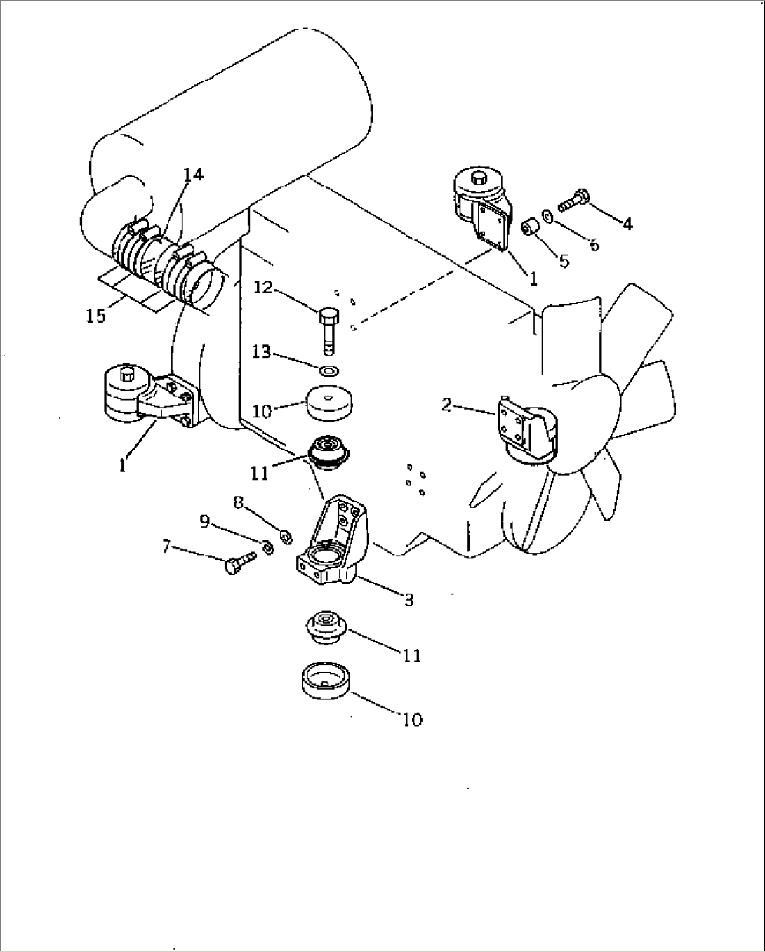 ENGINE MOUNT (TBG SPEC.)