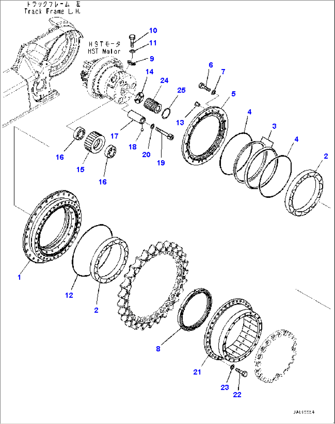 Final Drive, Hub, L.H. (#31848-)