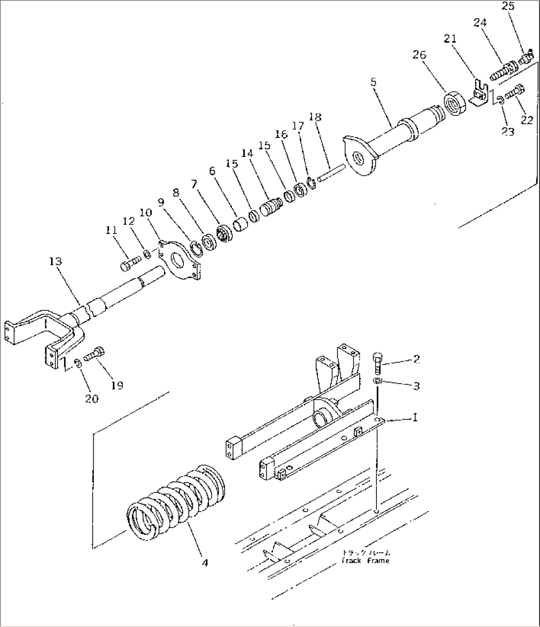 RECOIL SPRING (RUBBER SHOE SPEC.)(#61076-61131)